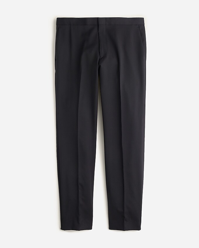j.crew: ludlow classic-fit tuxedo pant in italian wool for men, right side, view zoomed