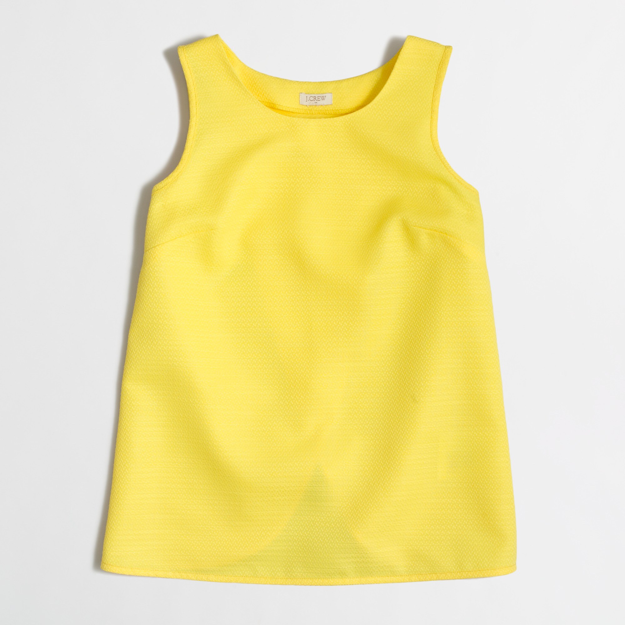 Crossed-back jacquard tank top