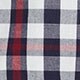 Slim washed shirt in oversized gingham HTHR SEAFOAM slim washed shirt in oversized gingham for men