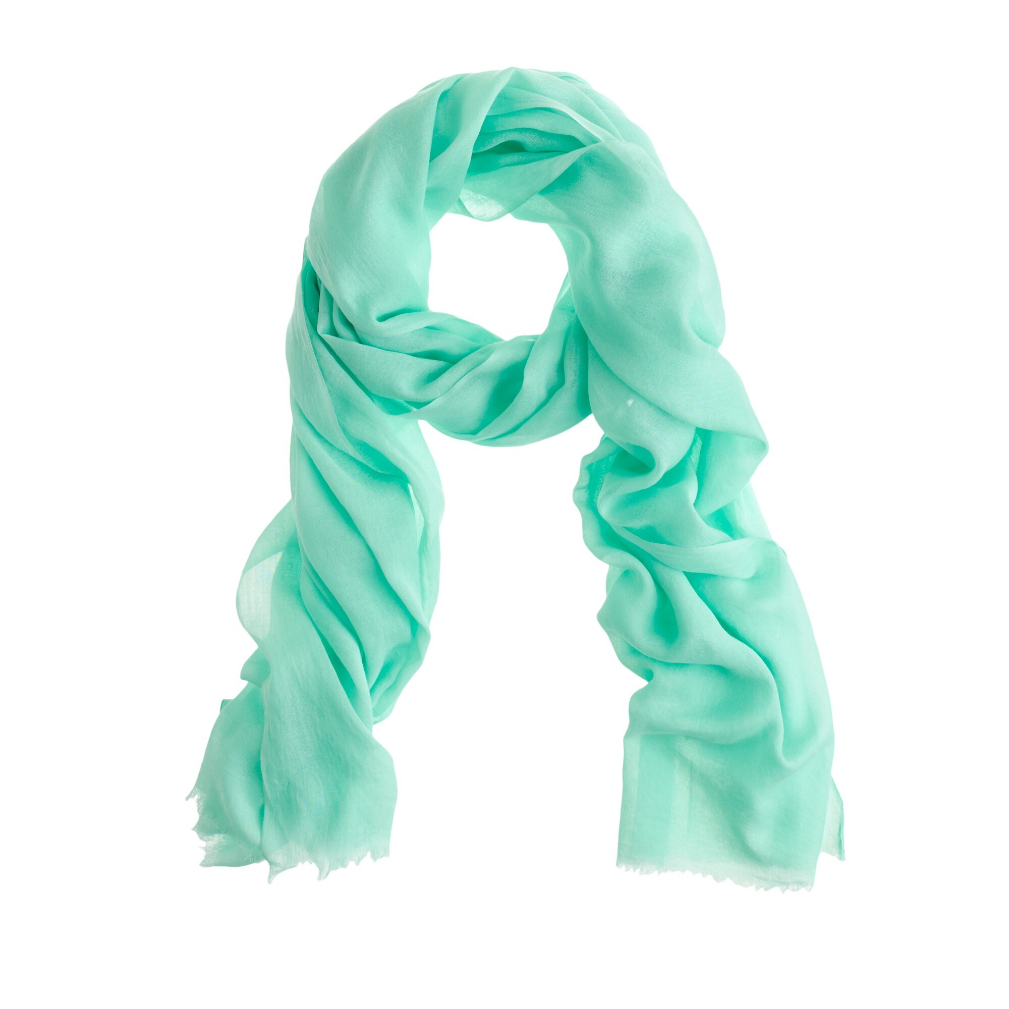Solid cotton scarf