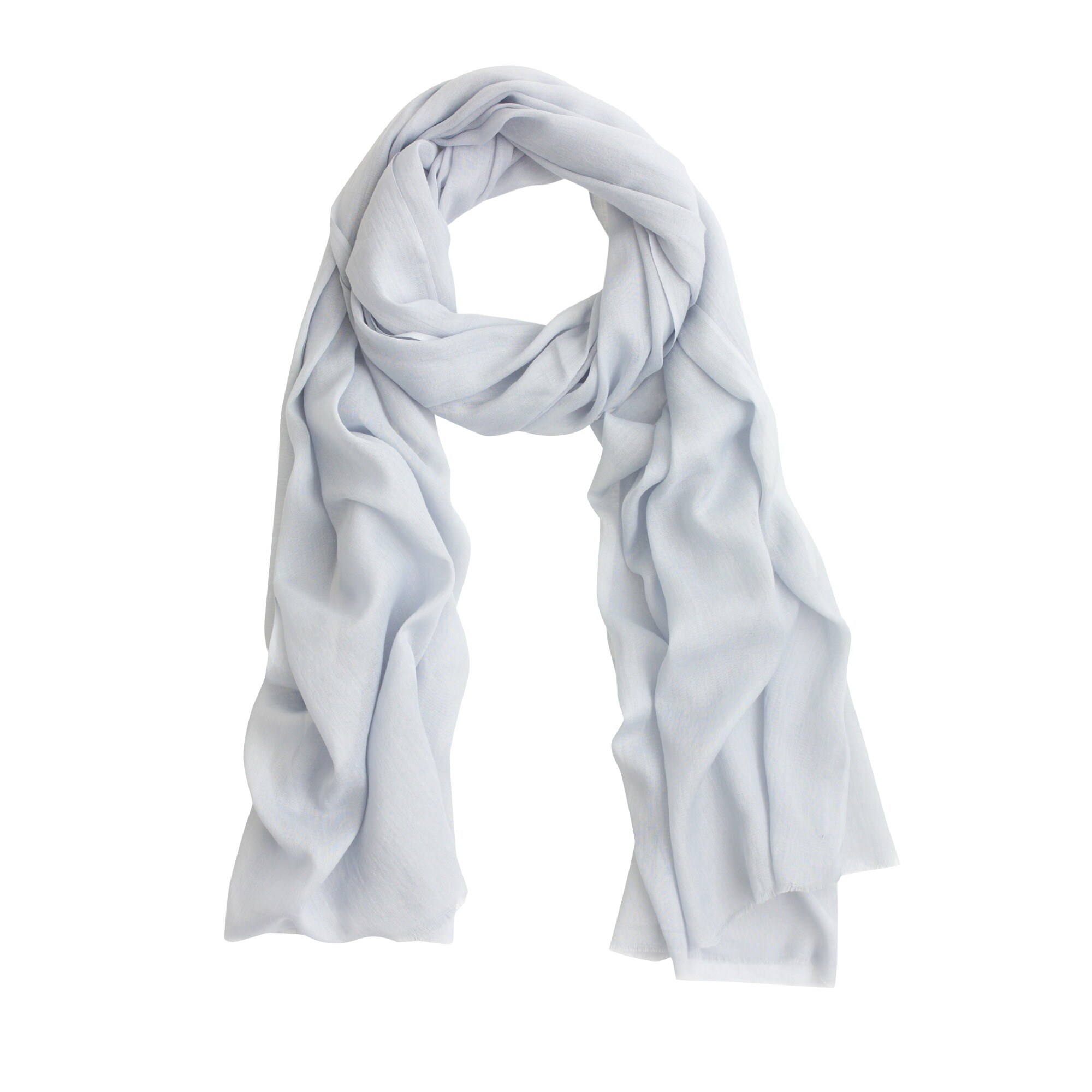 Solid cotton scarf