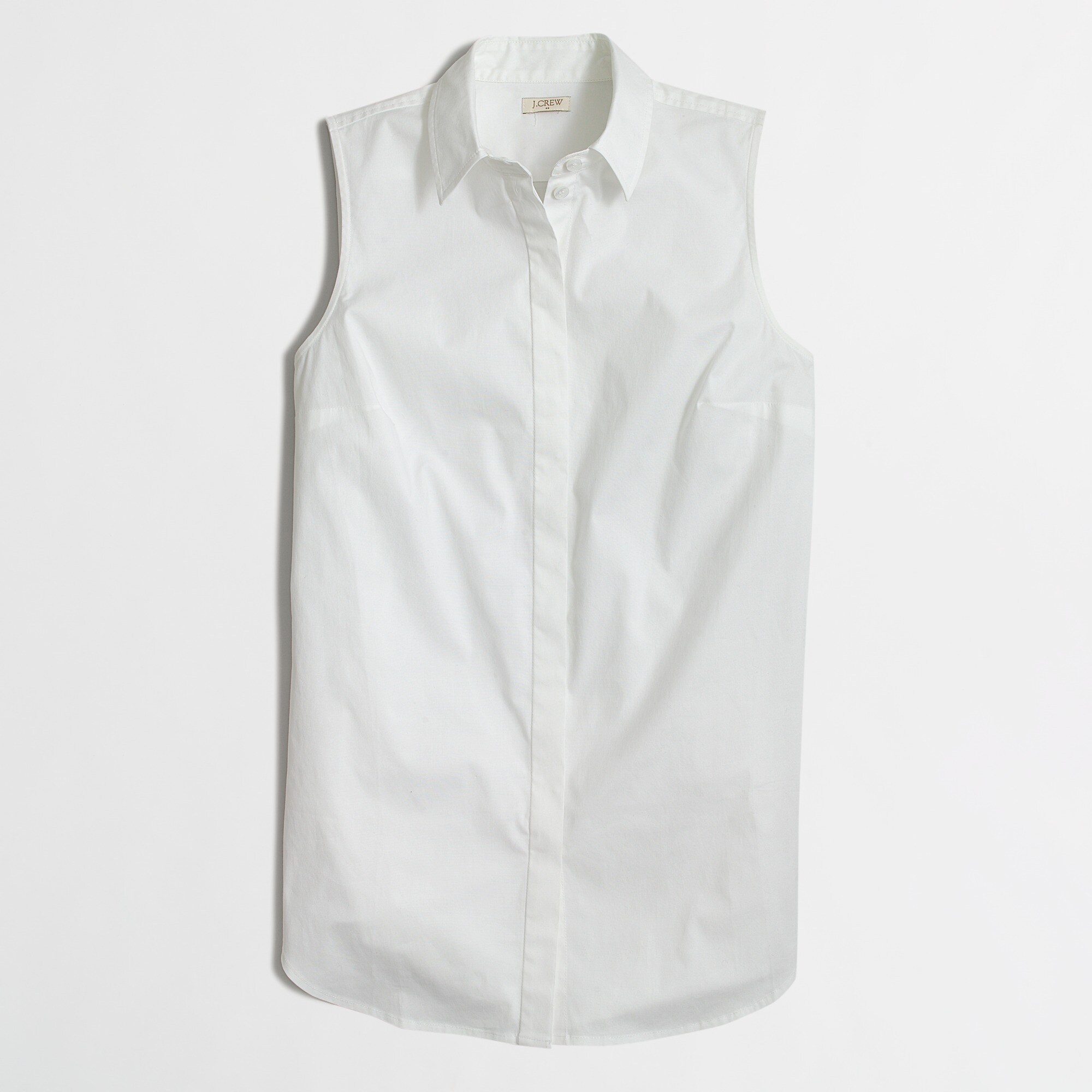 J.Crew Factory Sleeveless Buttondown Shirt