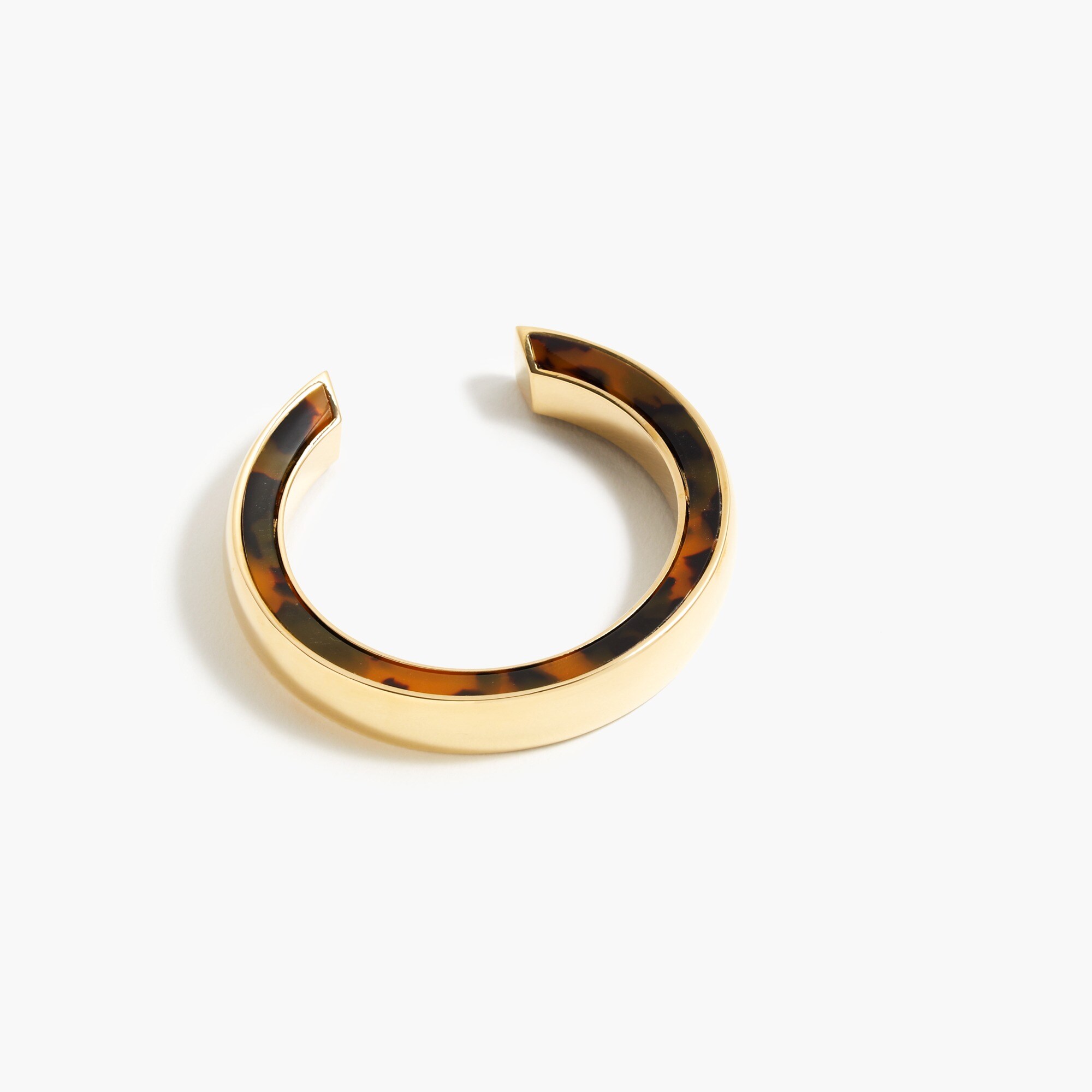 Wide rounded cuff bracelet
