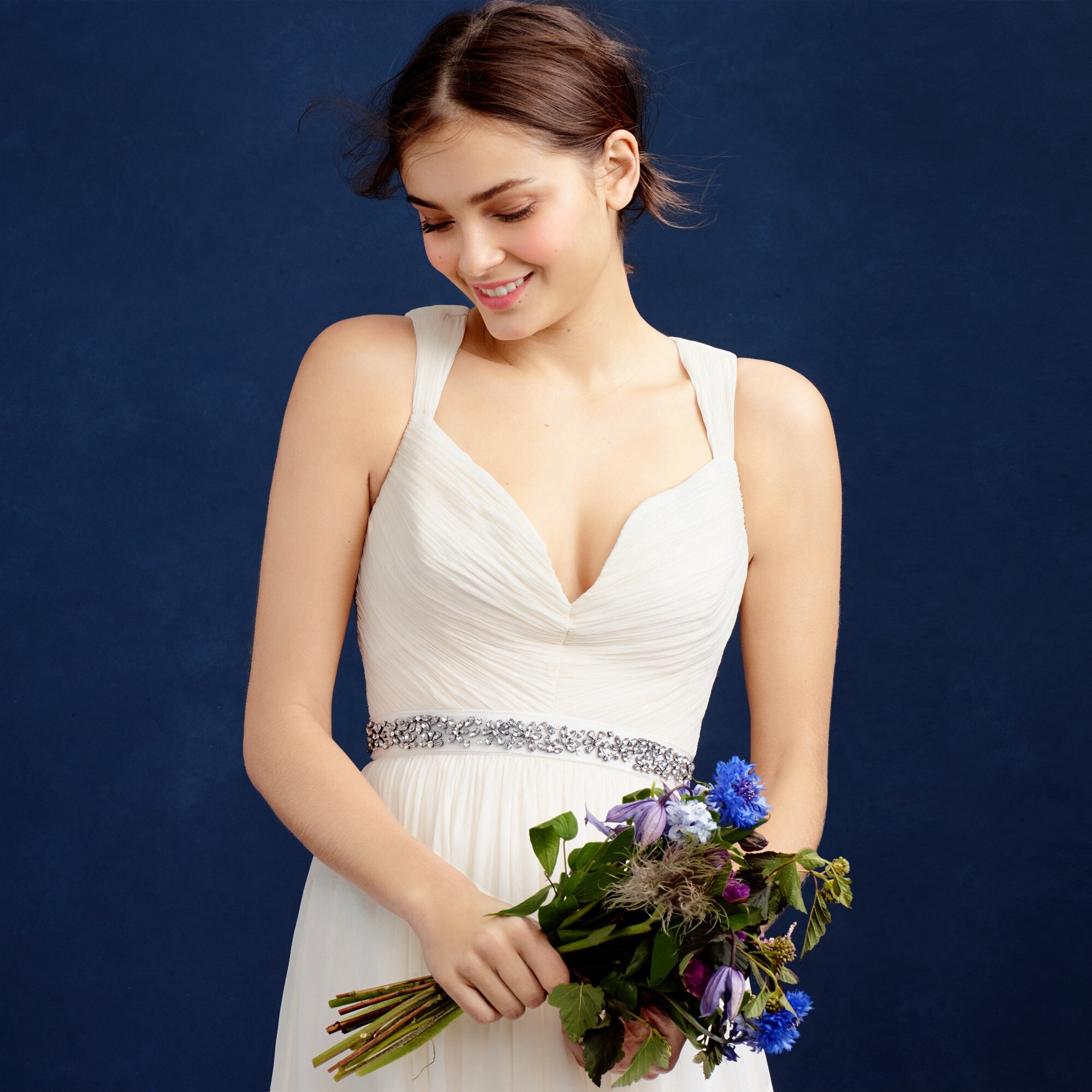 gigi homecoming dresses LIKELY Gigi Gown in Navy main image 0