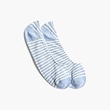 Striped no-show loafer socks