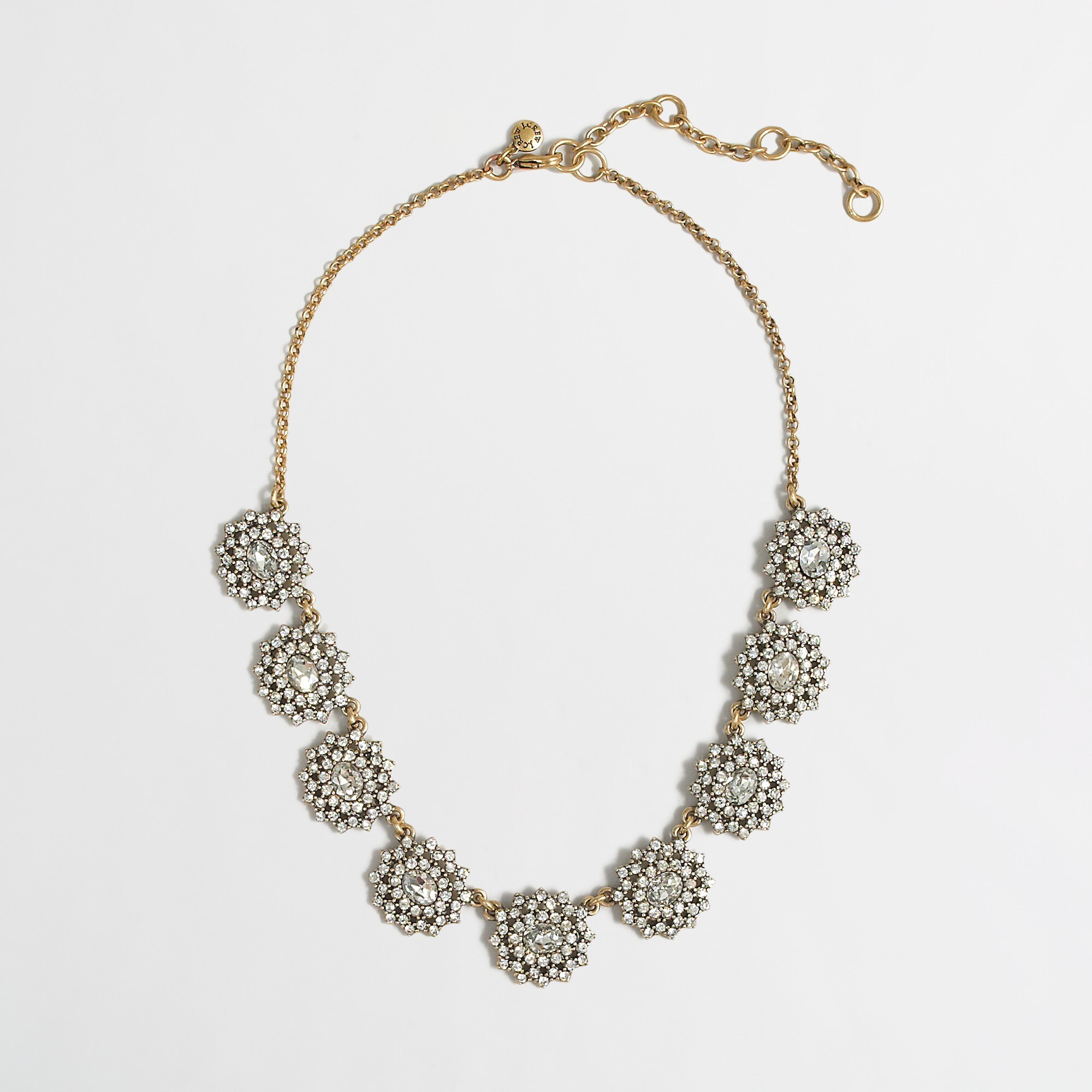 Crystal clusters necklace