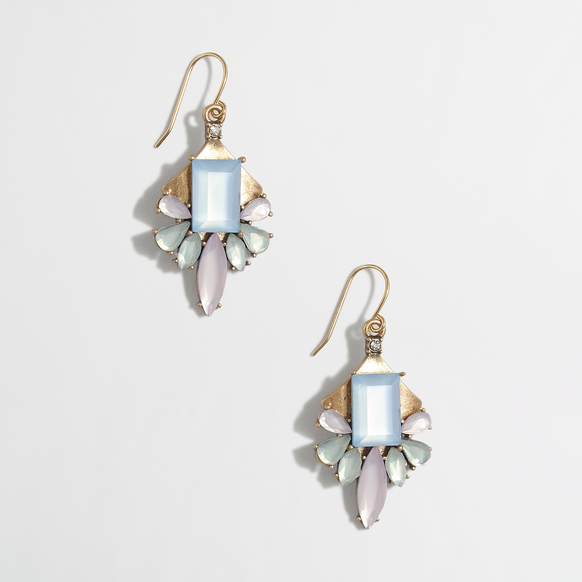 Pastel stone earrings