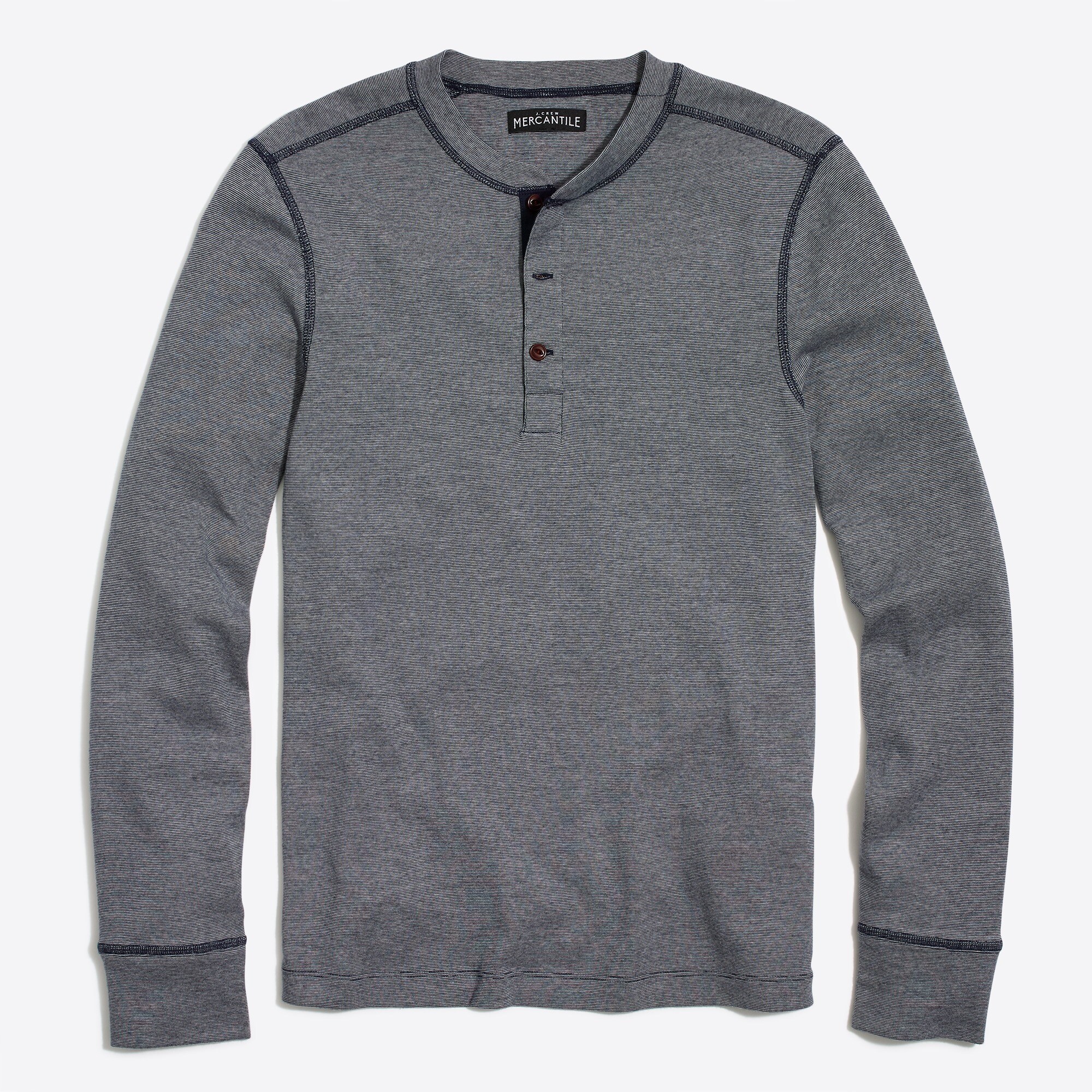 Twisted rib henley