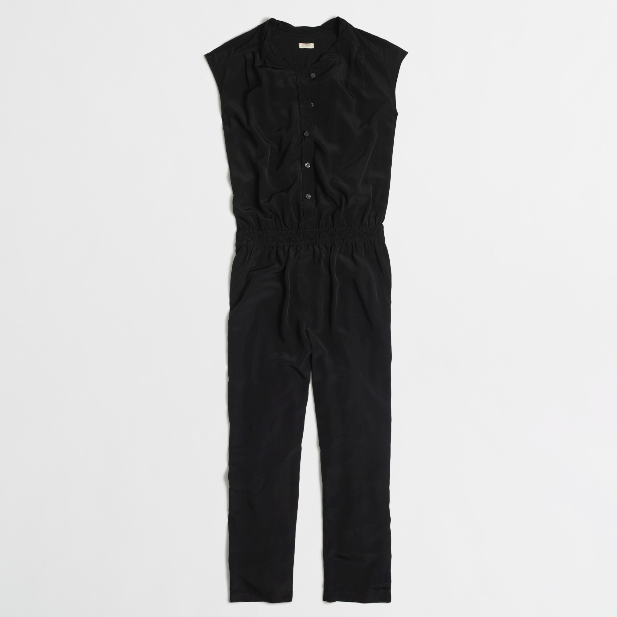 twisted-neck jumpsuit for women