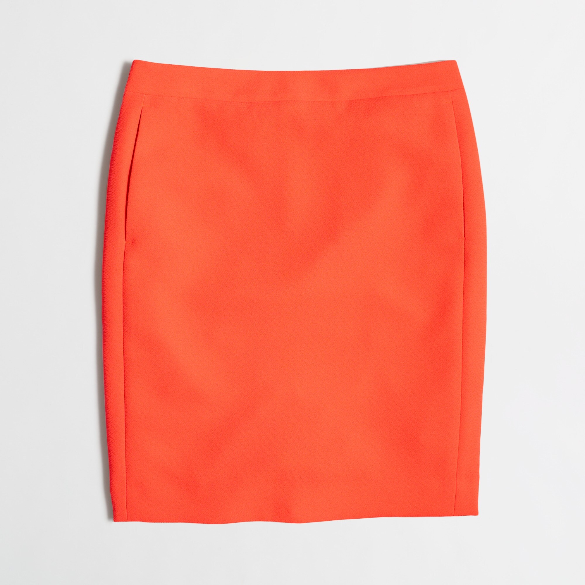 Crepe pencil skirt
