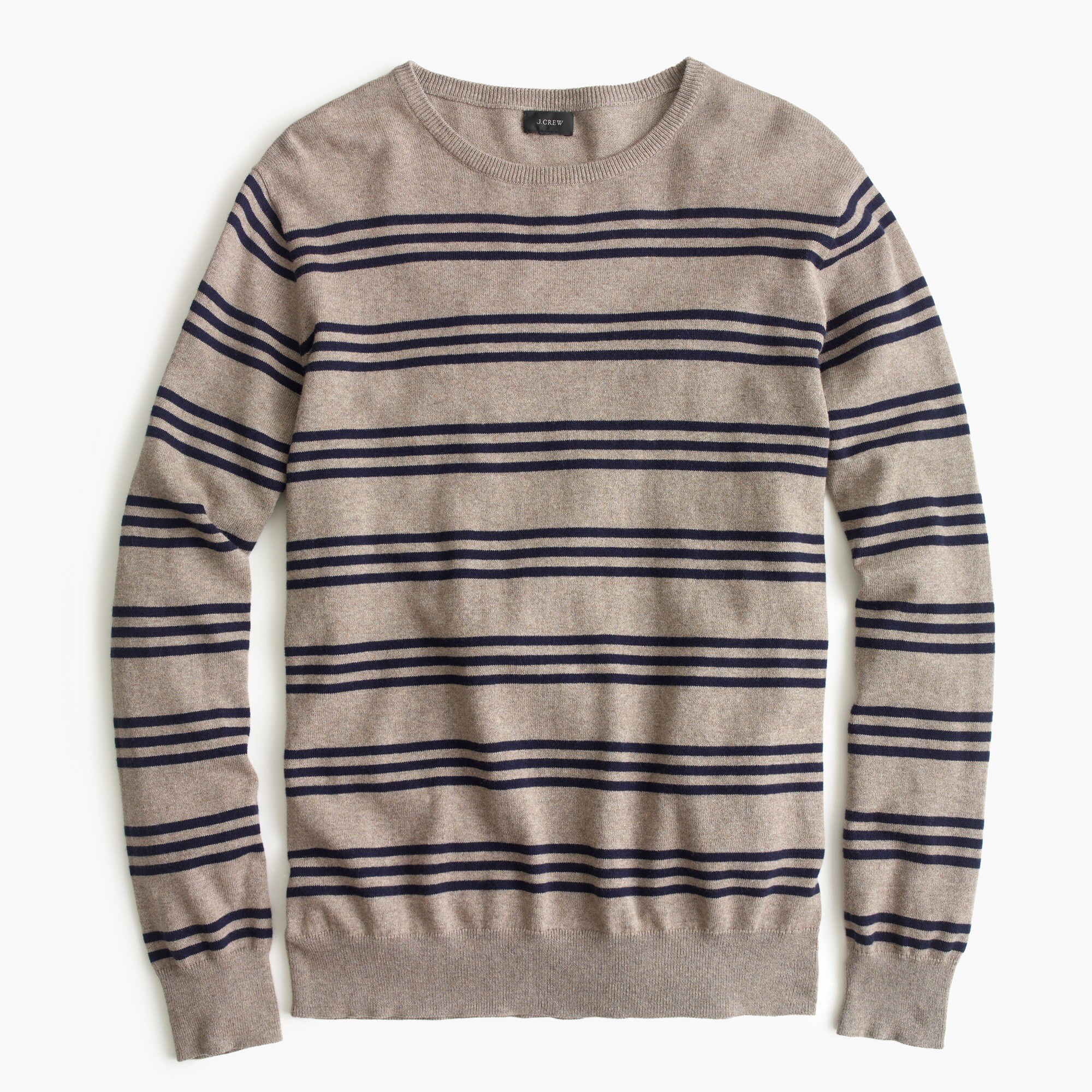 Slim Cotton-Cashmere Sweater In Triple Stripe : Men's Sweaters | J.Crew