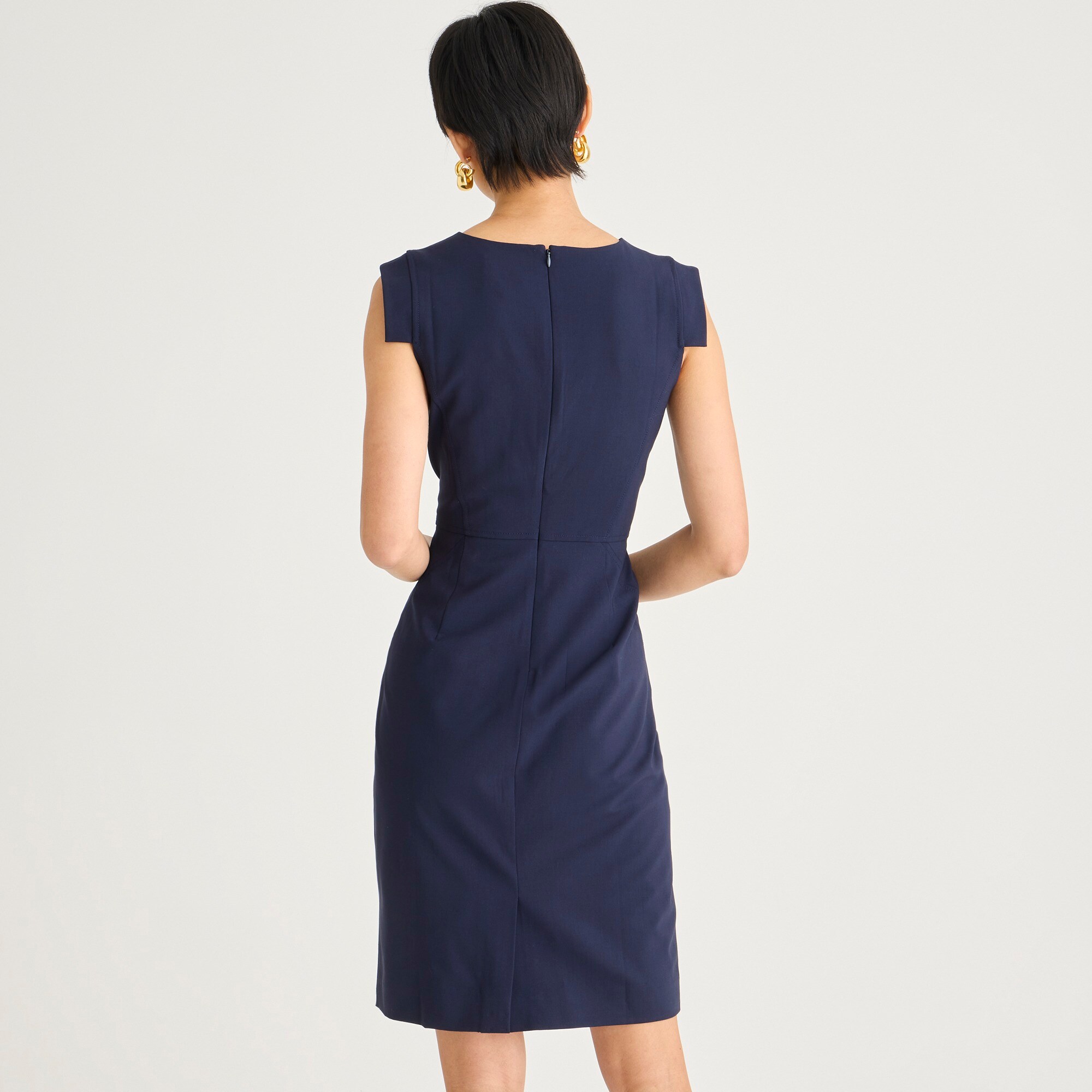 j crew resume dress linen Cap Sleeves (+ J. Crew Resum Dress Review)