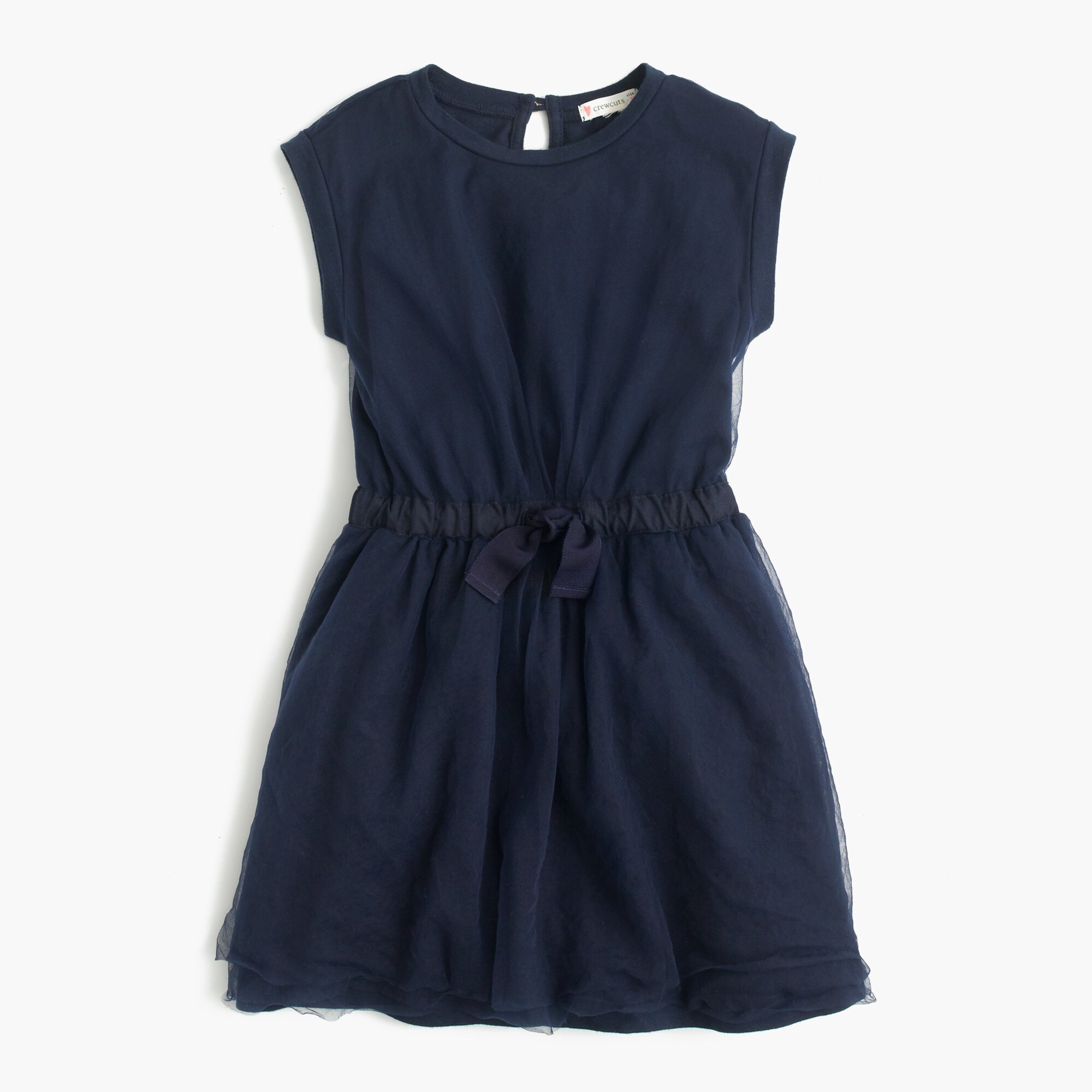 Girls' tulle dress with bow