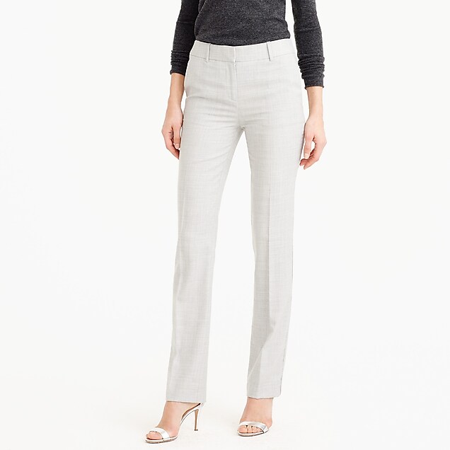Campbell Trouser In Super 120S Wool : Women's Suit Pants | J.Crew