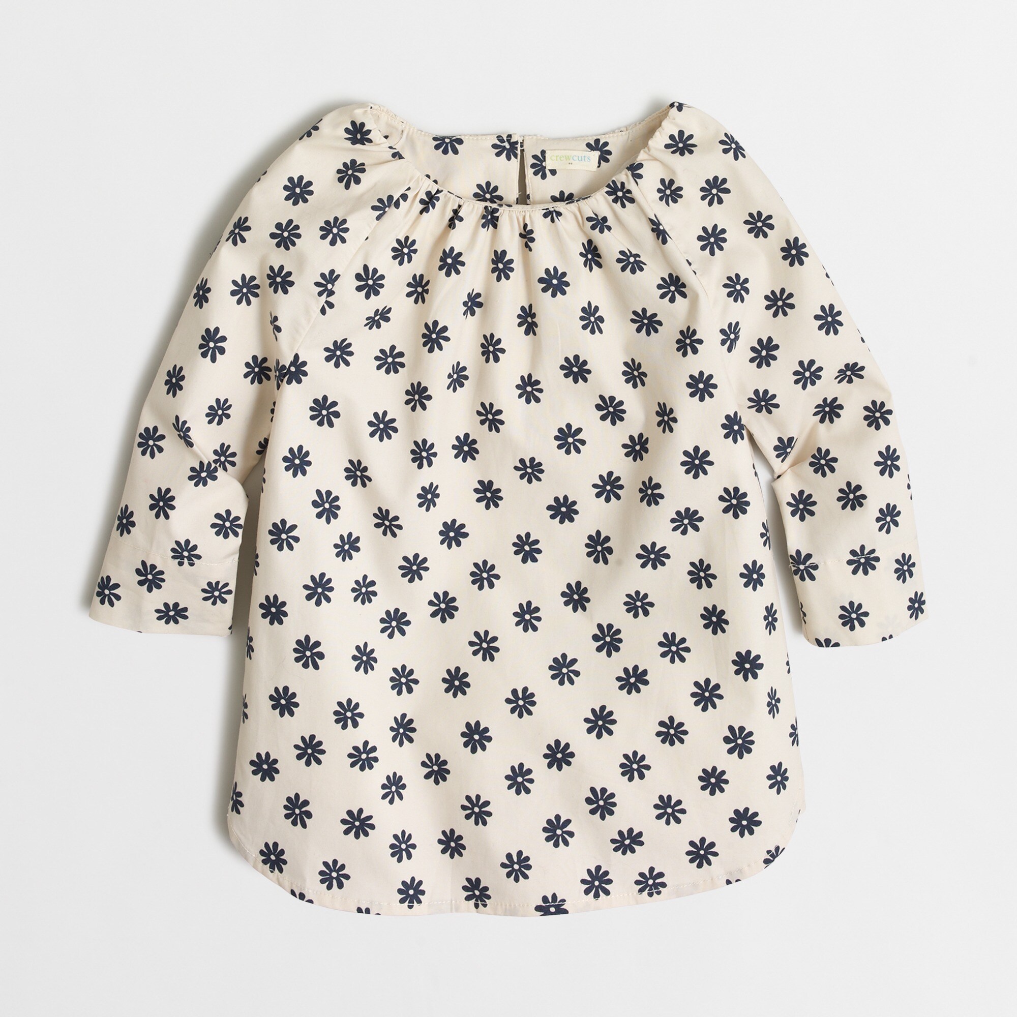 girls' printed poplin tunic for girls