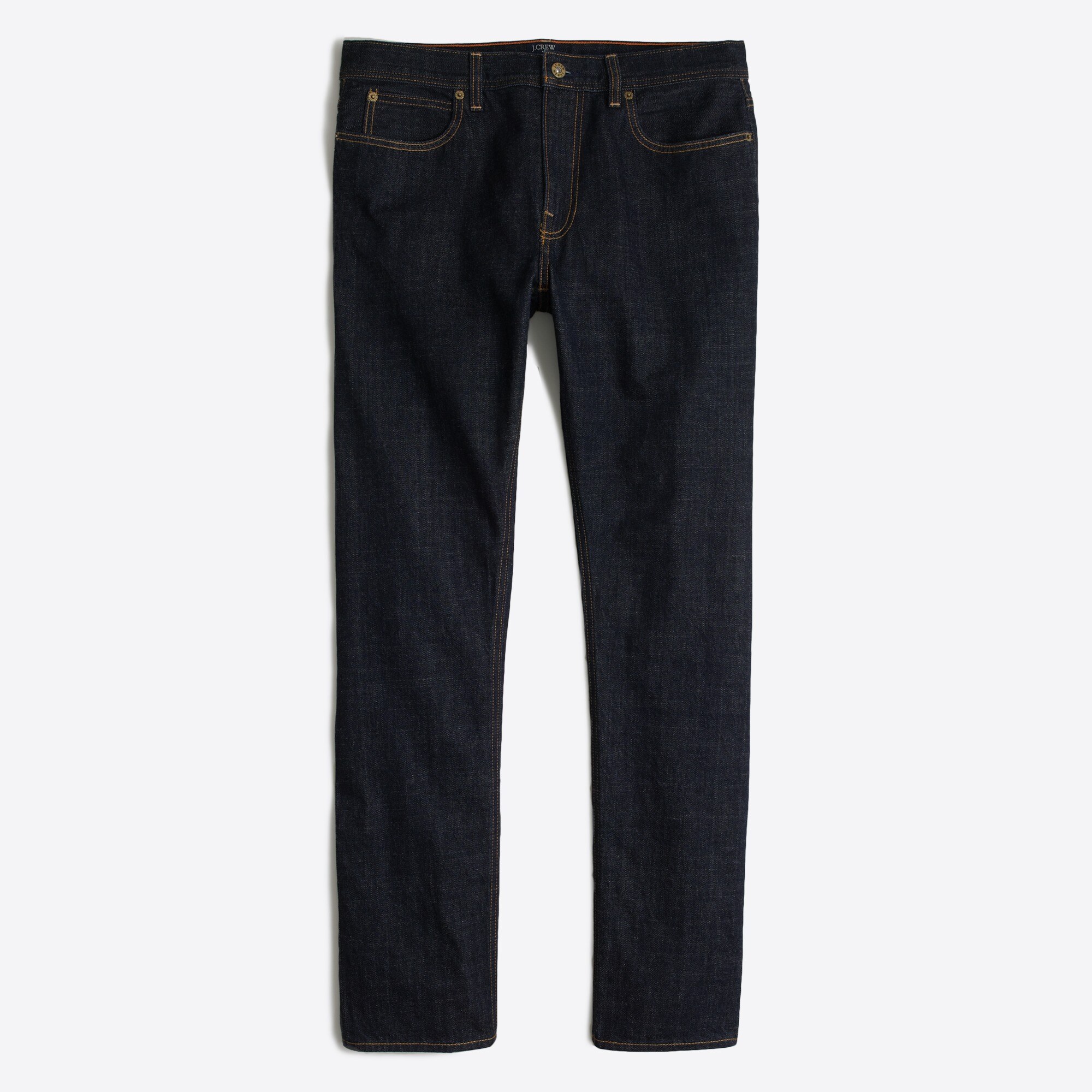 Straight-fit selvedge jean in dark wash