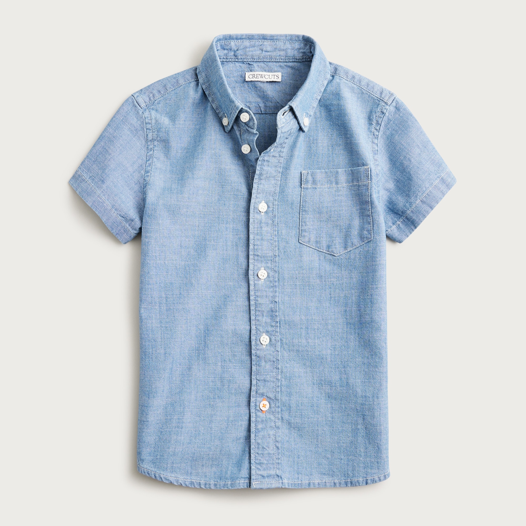 boys Kids' short-sleeve chambray shirt