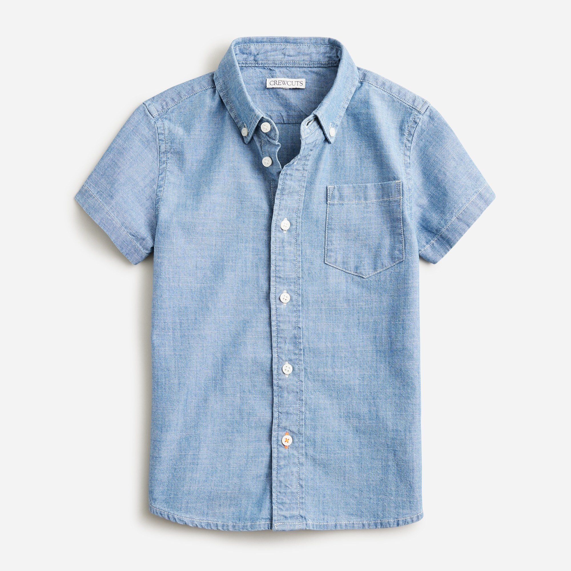 boys Kids' short-sleeve chambray shirt