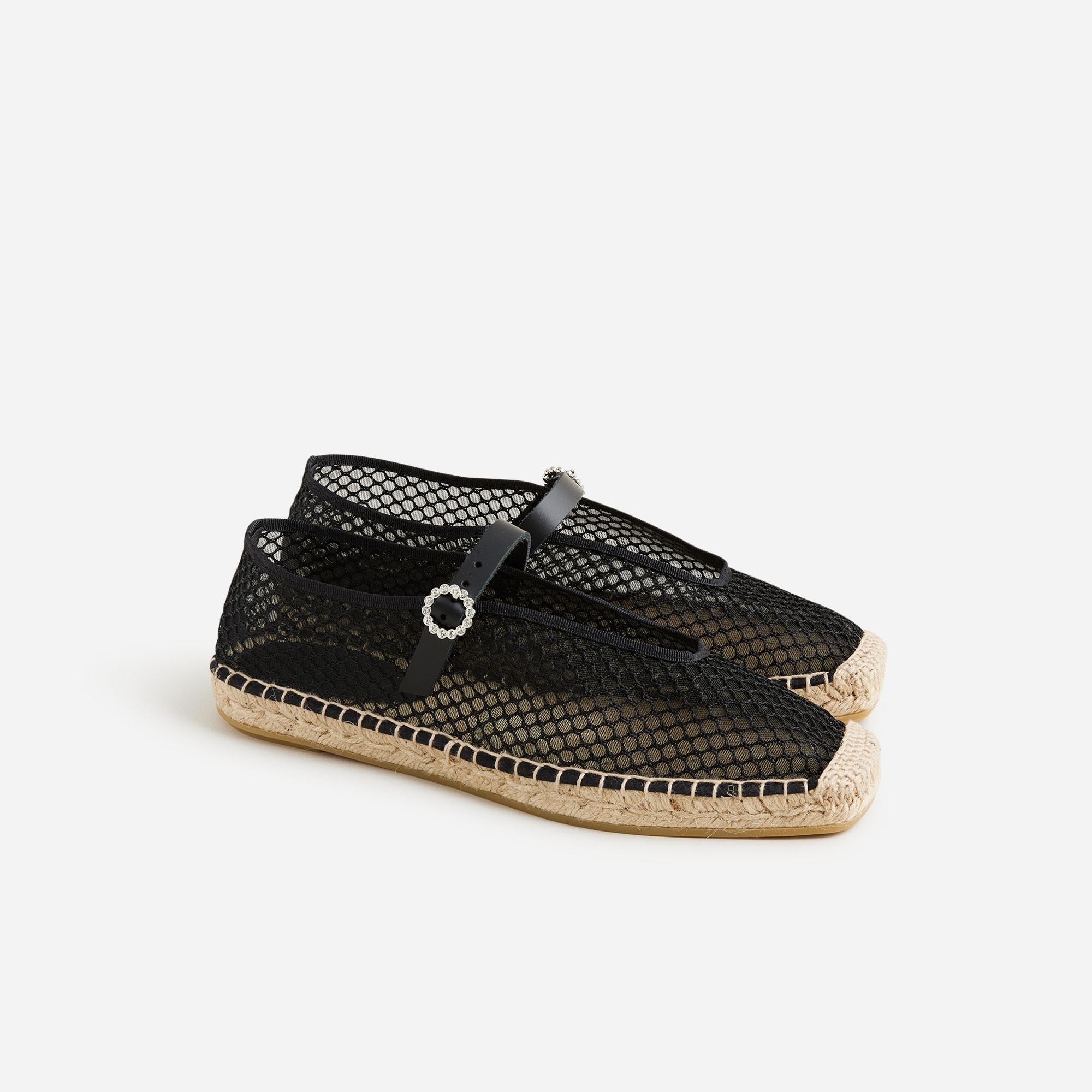JUTELIA Made In Spain Leather Mary Jane Espadrilles main image 1
