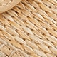 Made-in-Spain block-heel espadrilles in leather NATURAL