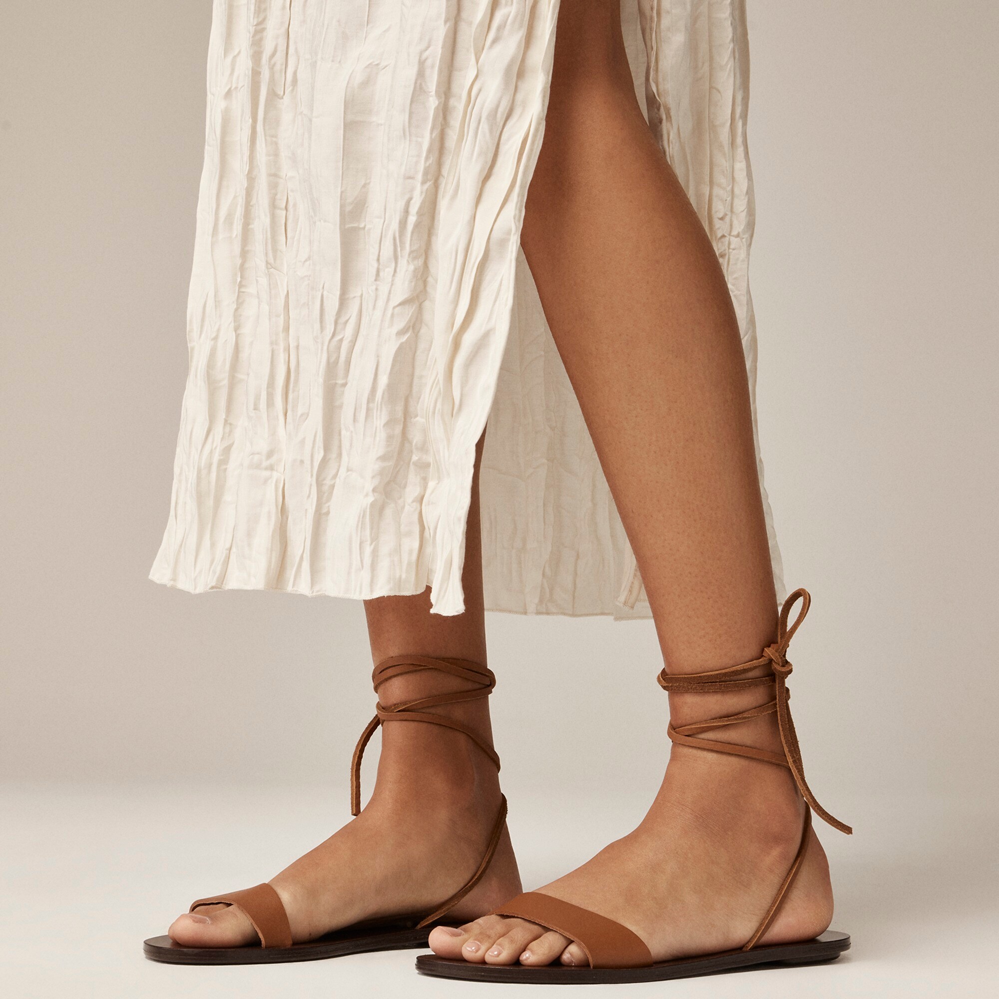 J crew tortoise penny sandals deals