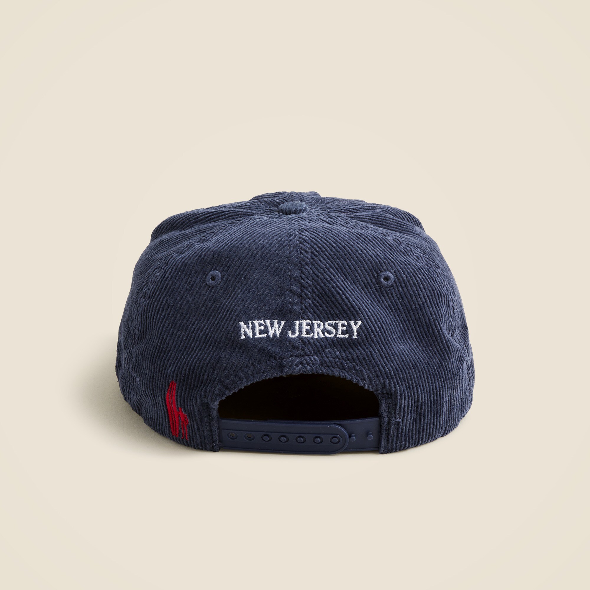 BEAMS PLUS X J.Crew made-in-the-USA embroidered corduroy baseball cap