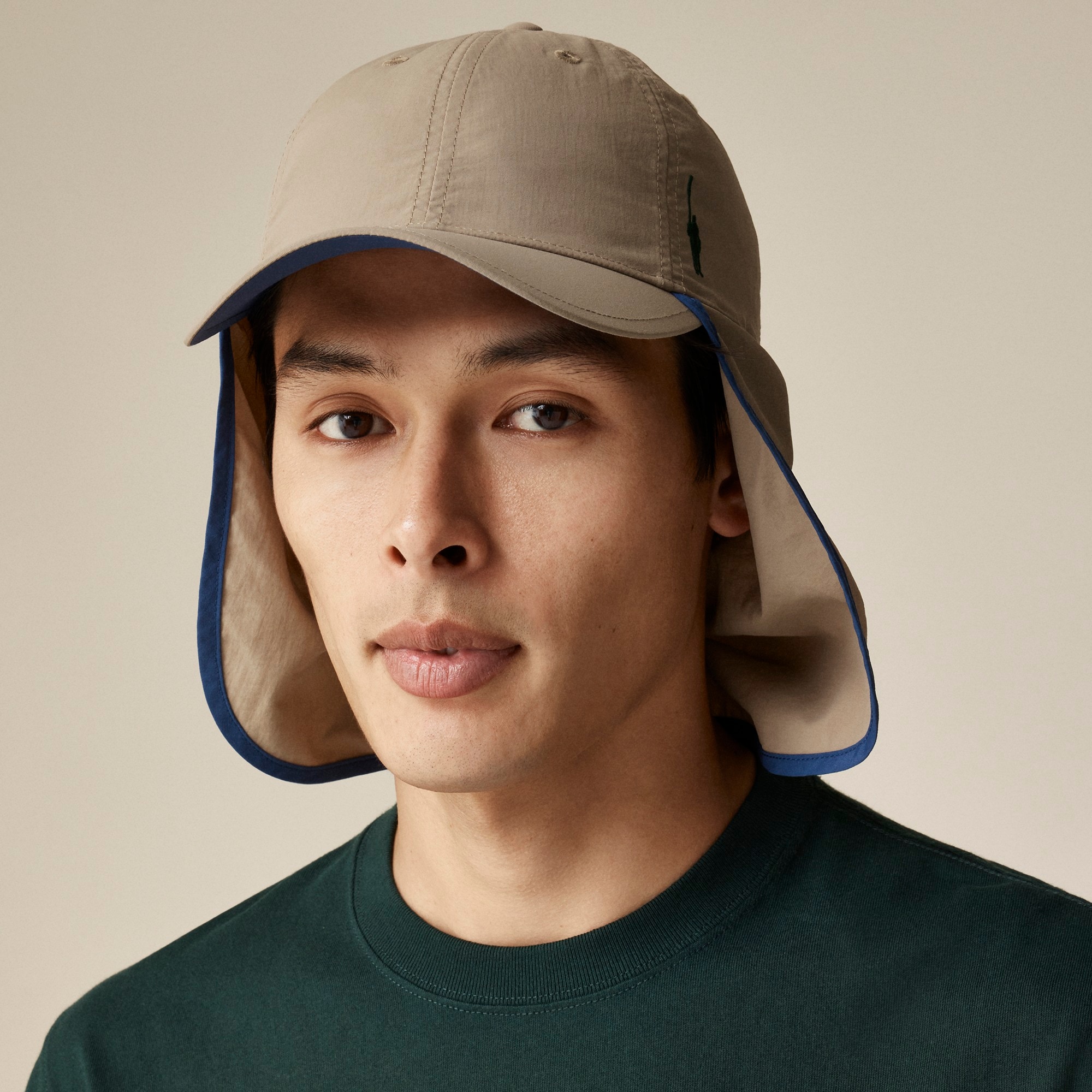 j.crew: sun hat in taslan&reg; nylon for men