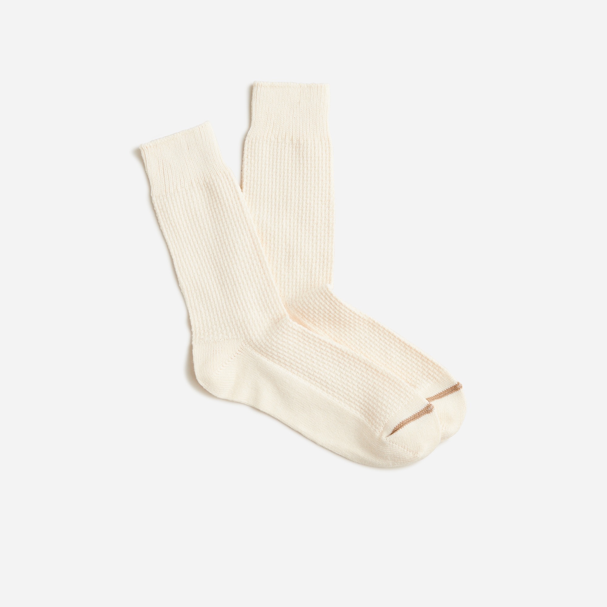  Cotton-blend basket-weave socks
