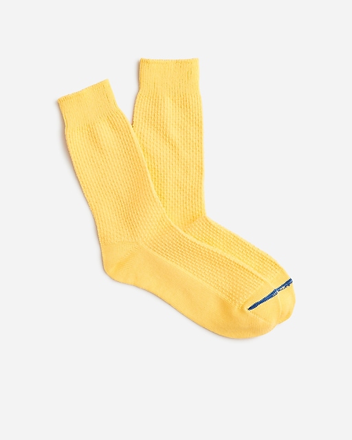 mens Cotton-blend basket-weave socks