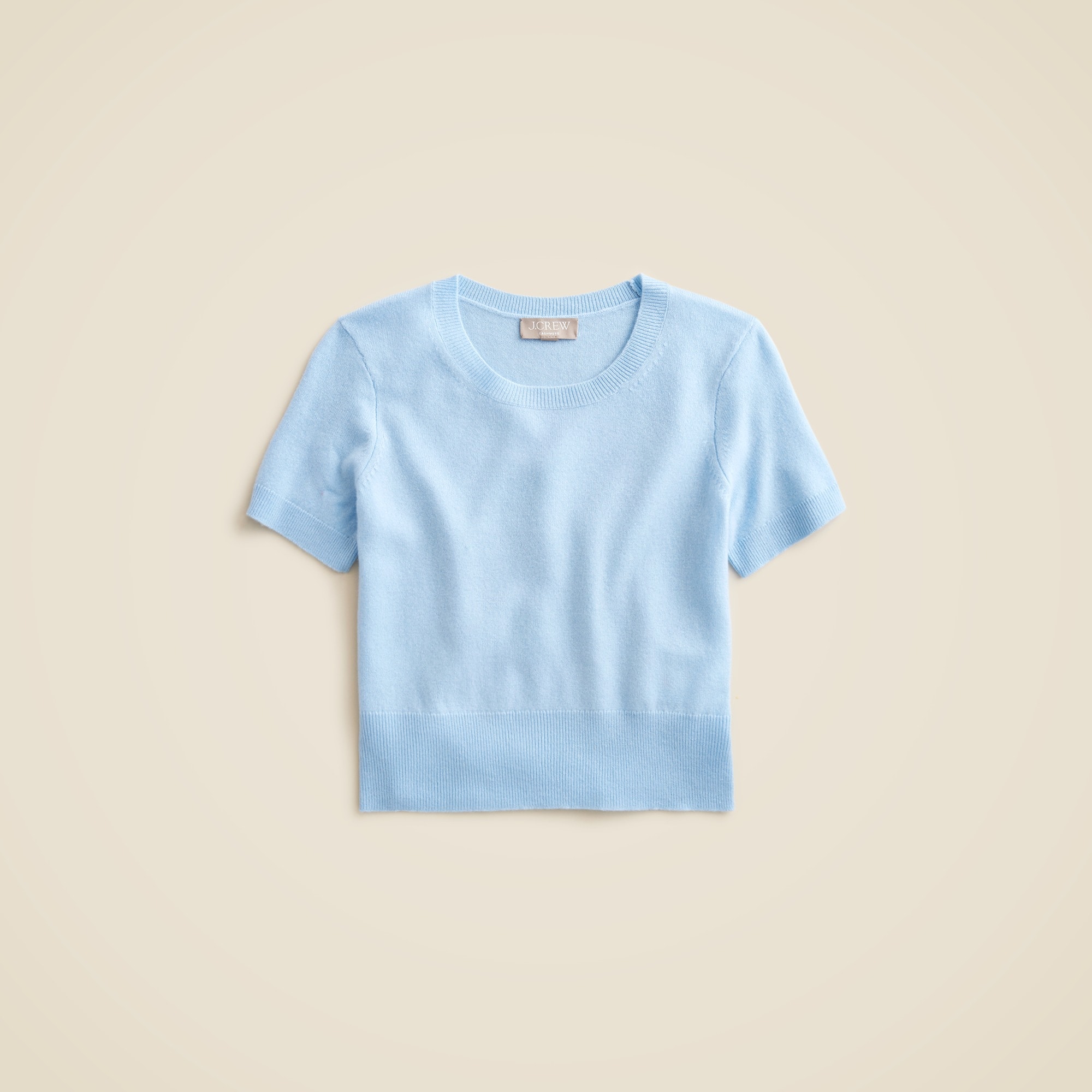 womens Cashmere shrunken T-shirt