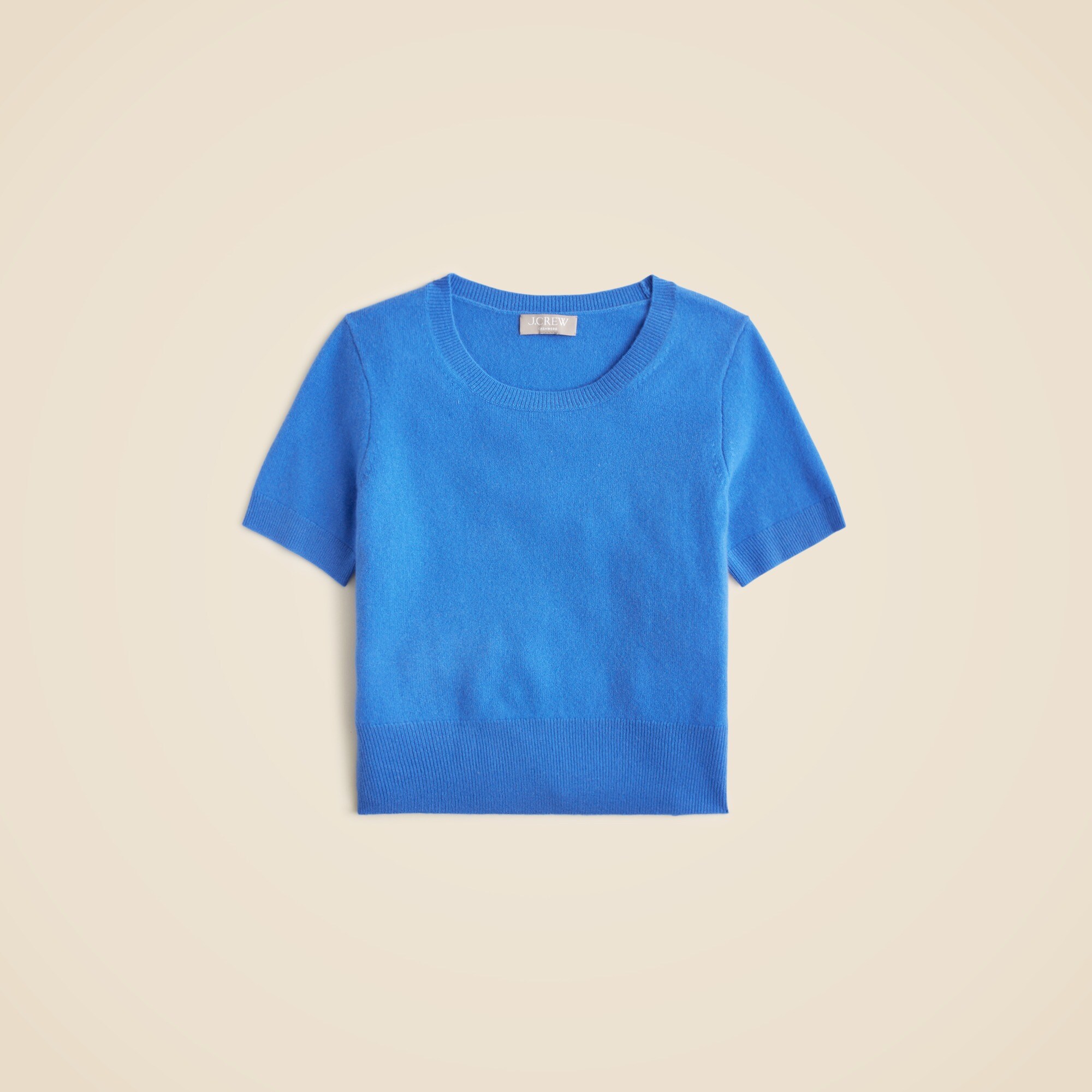 womens Cashmere shrunken T-shirt