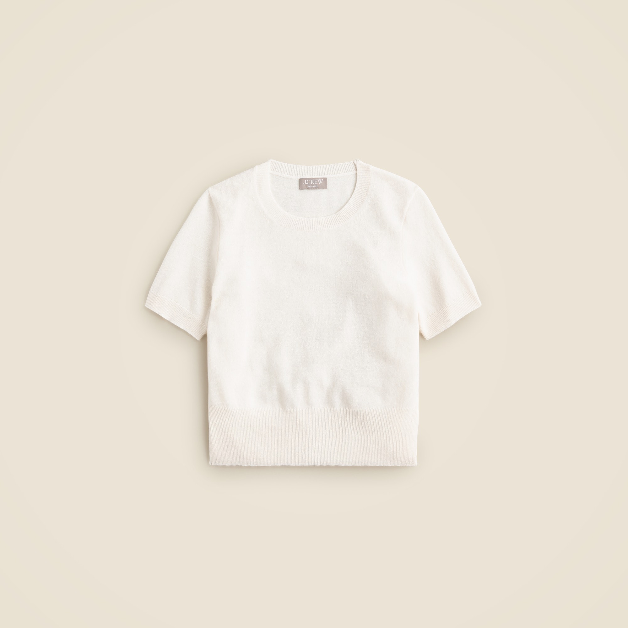  Cashmere shrunken T-shirt