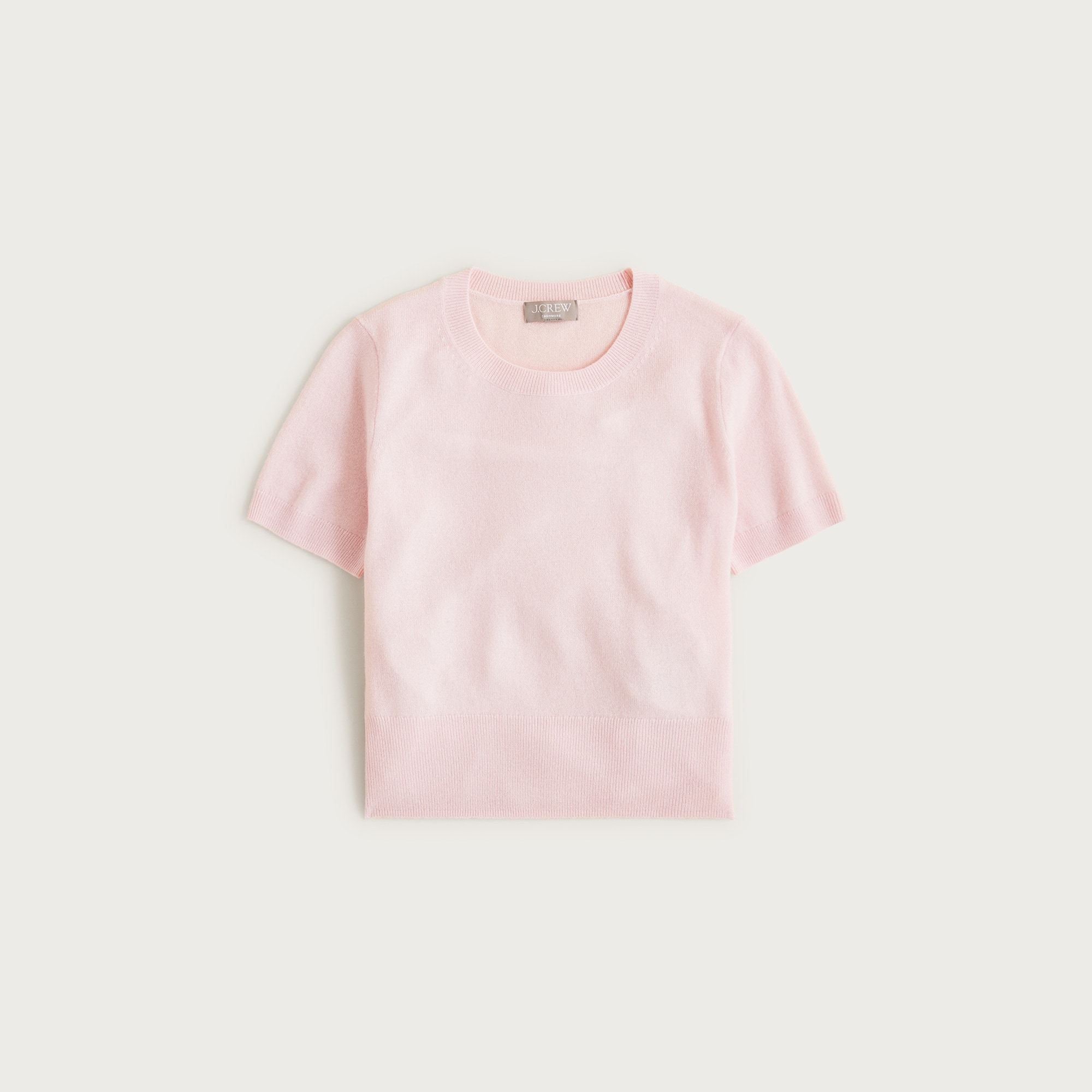 womens Cashmere shrunken T-shirt