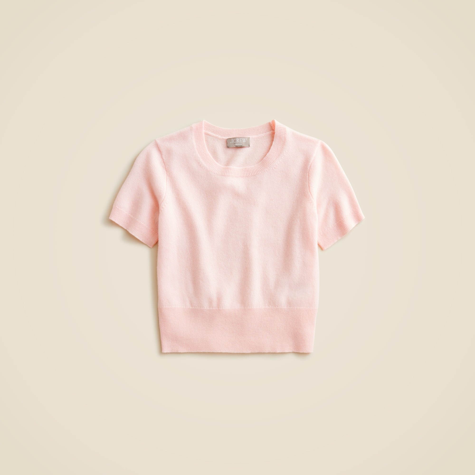womens Cashmere shrunken T-shirt