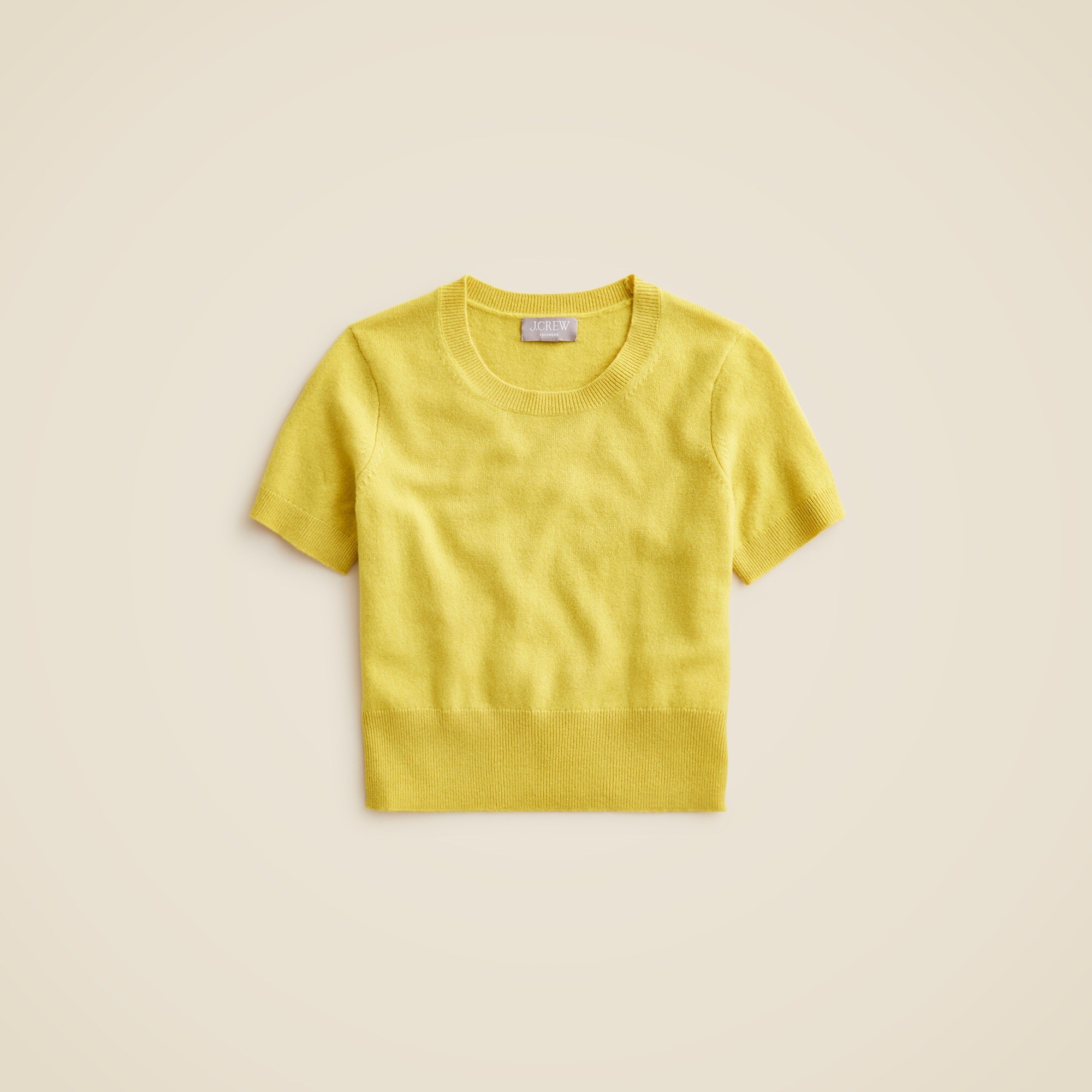 womens Cashmere shrunken T-shirt