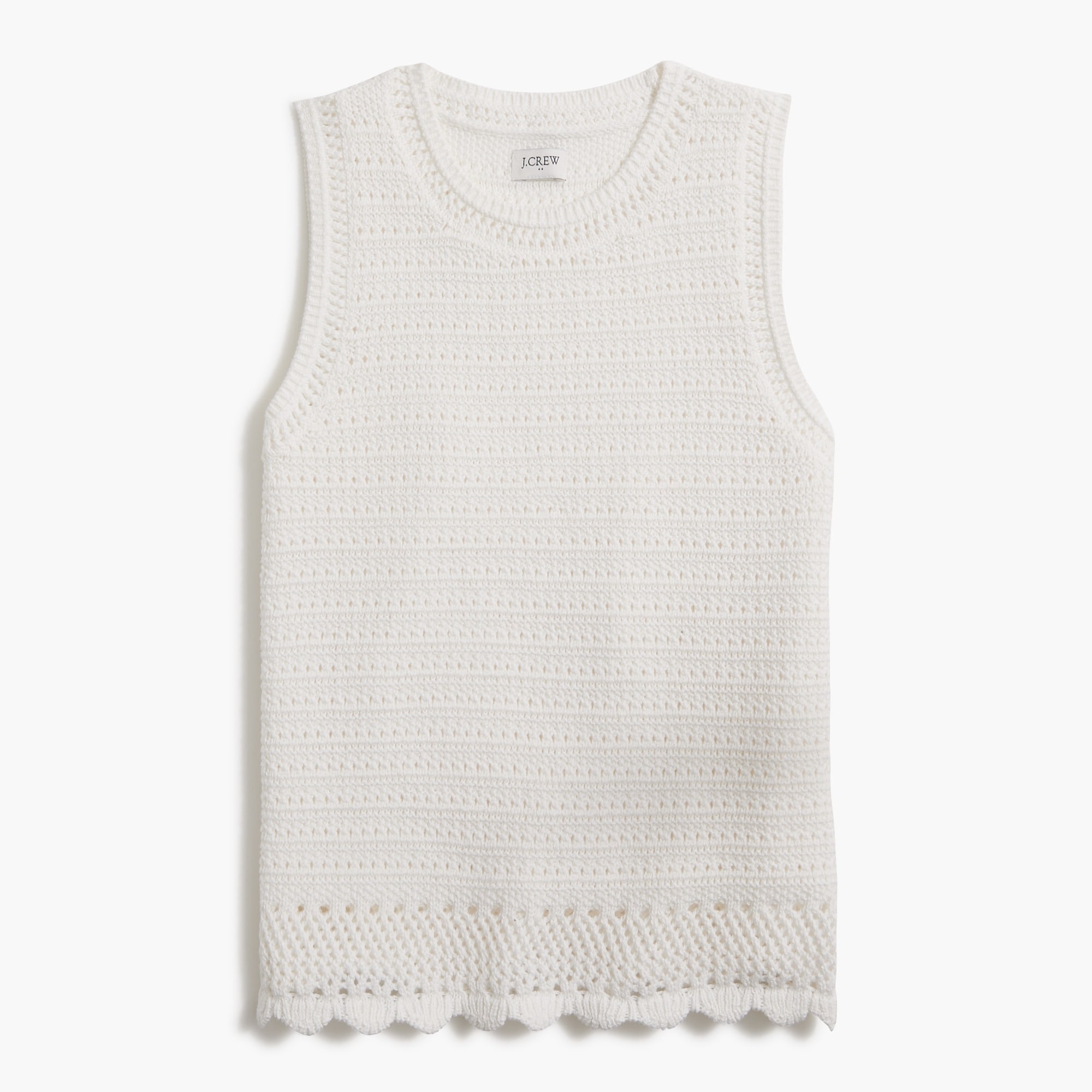 Crochet sweater-tank