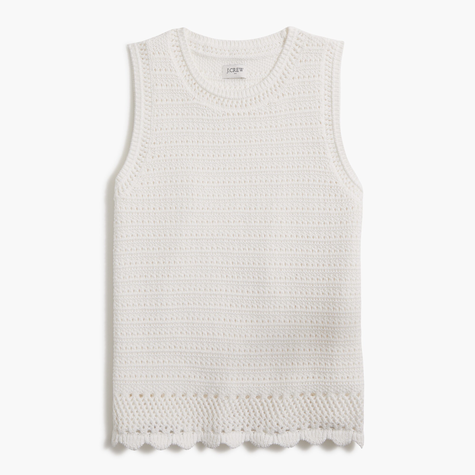 crochet sweater-tank for women