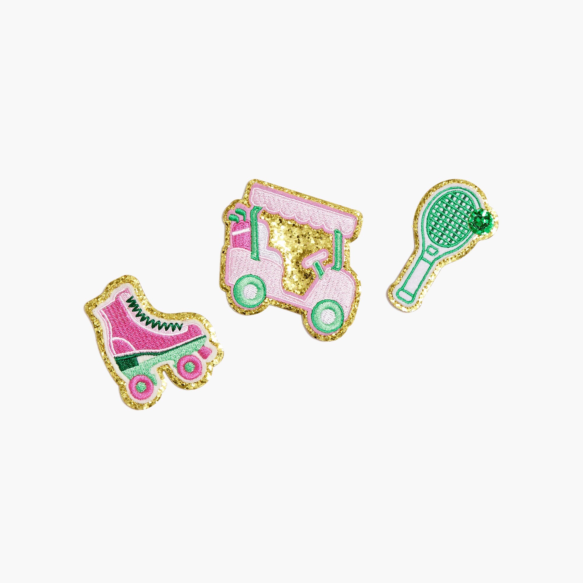 Sporty sticker patches set-of-three