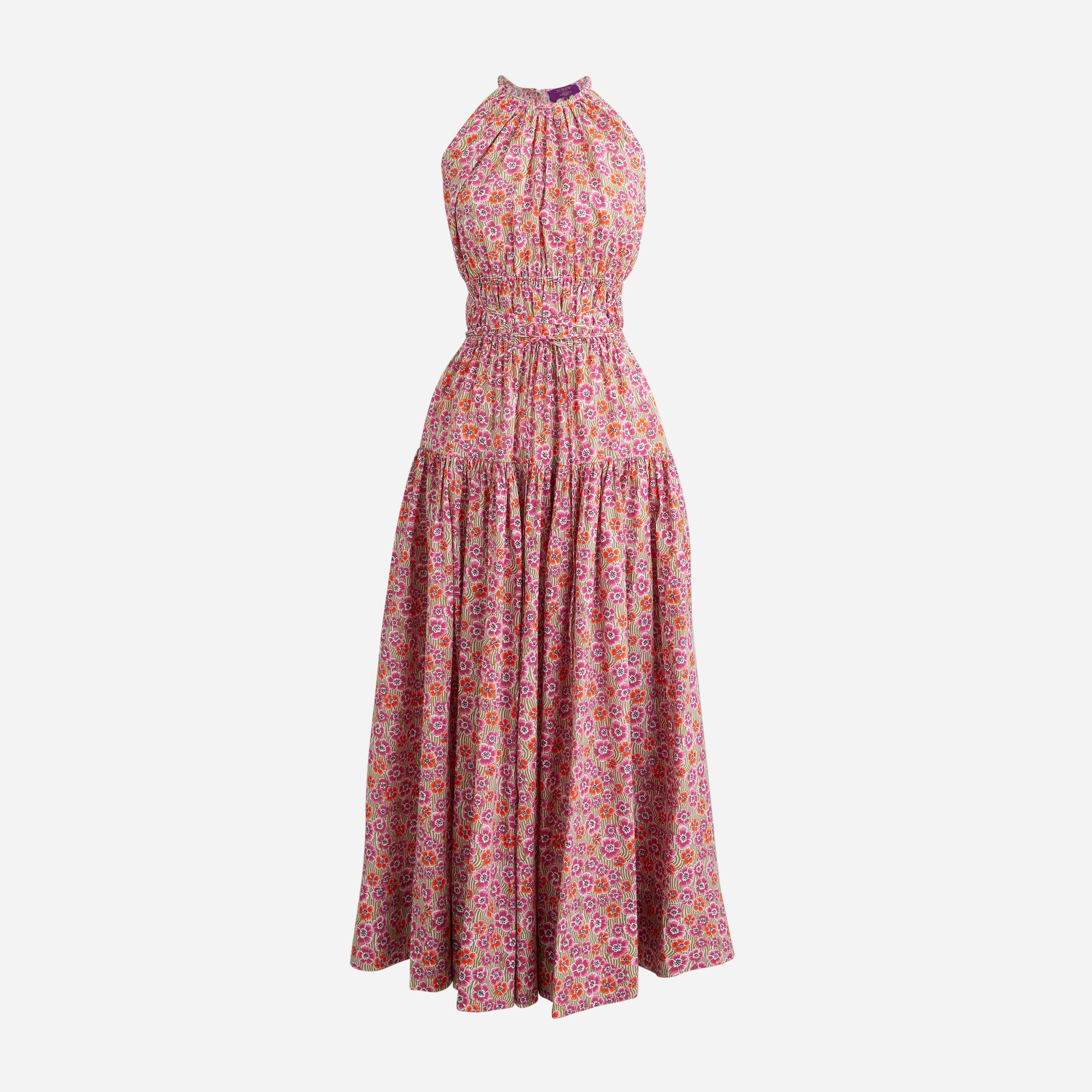 womens Tie-waist halter dress in Liberty&reg; Ellie fabric