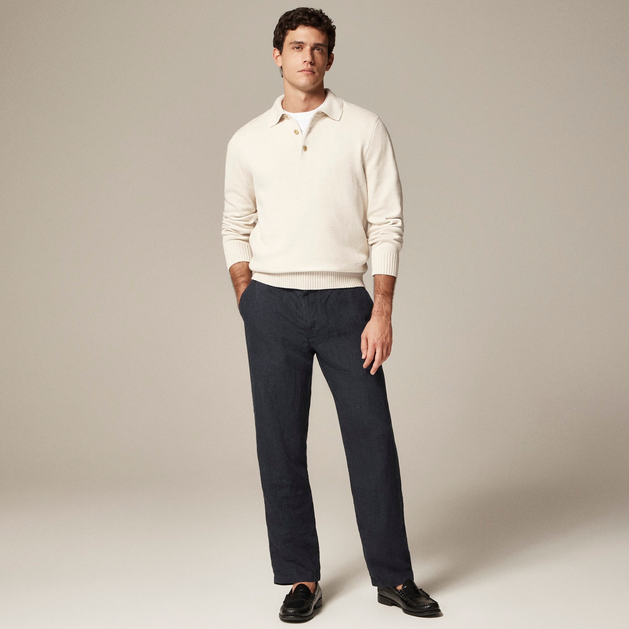 Classic-fit Linen Trouser For Men | J.Crew
