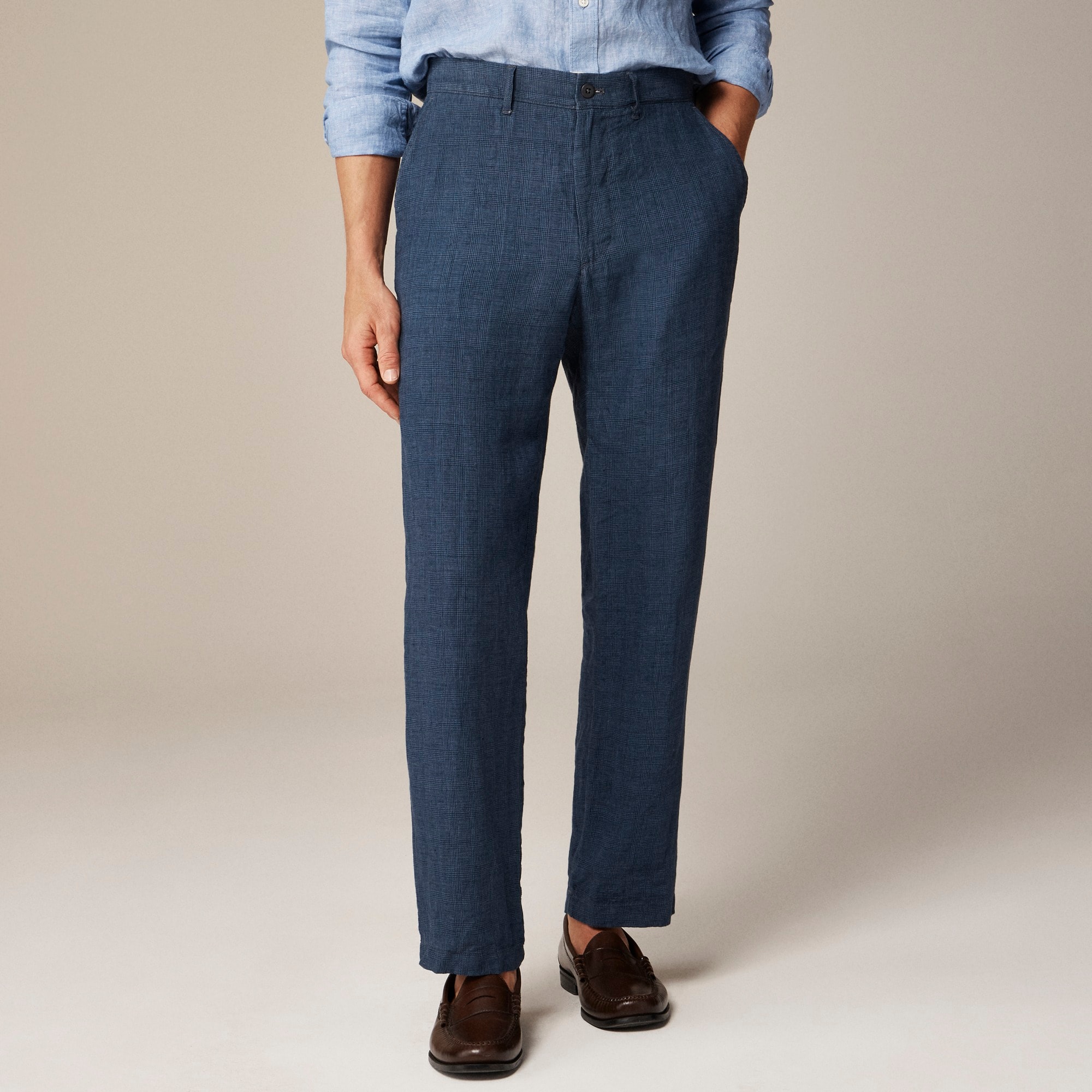 j.crew: classic-fit linen trouser for men
