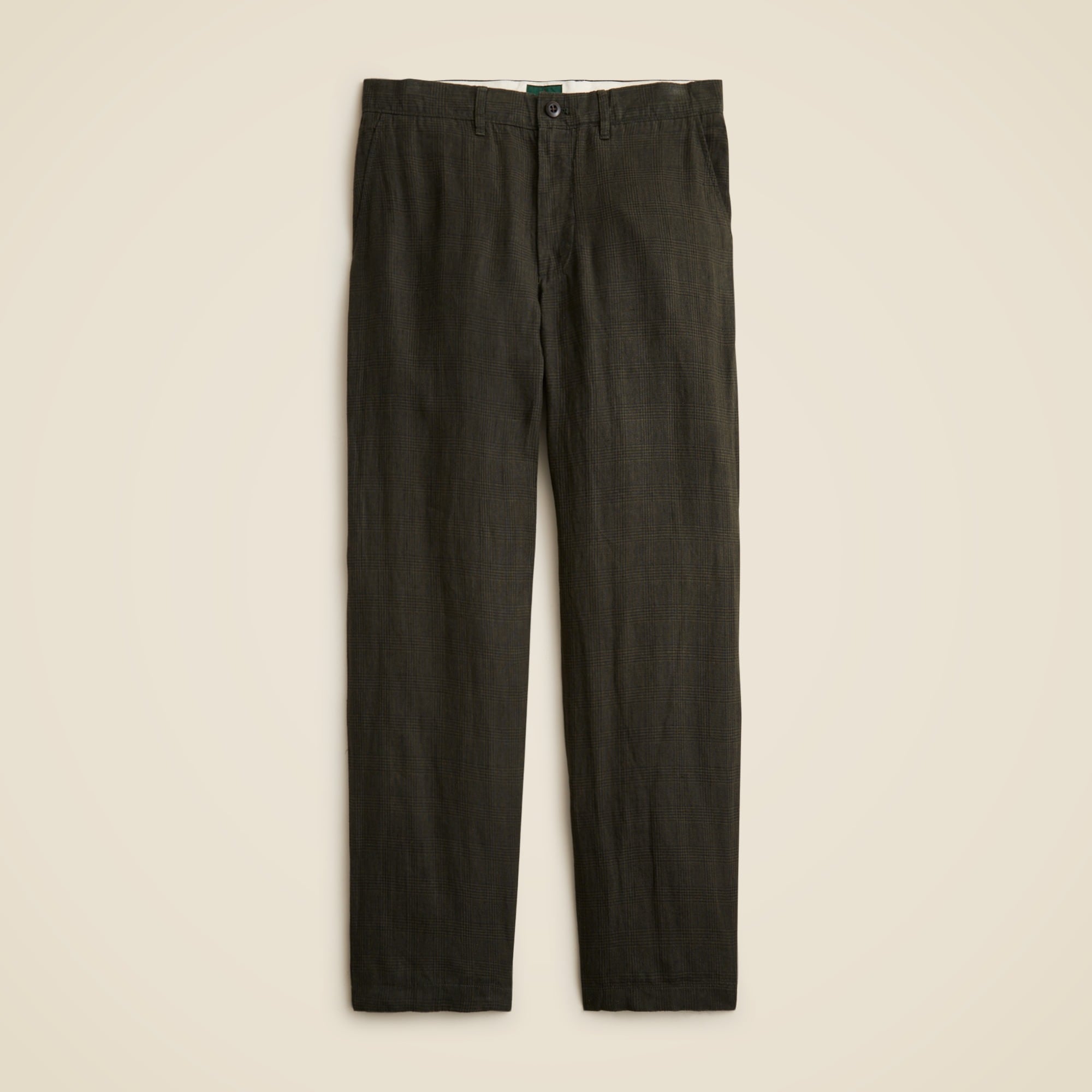 mens Classic-fit linen trouser