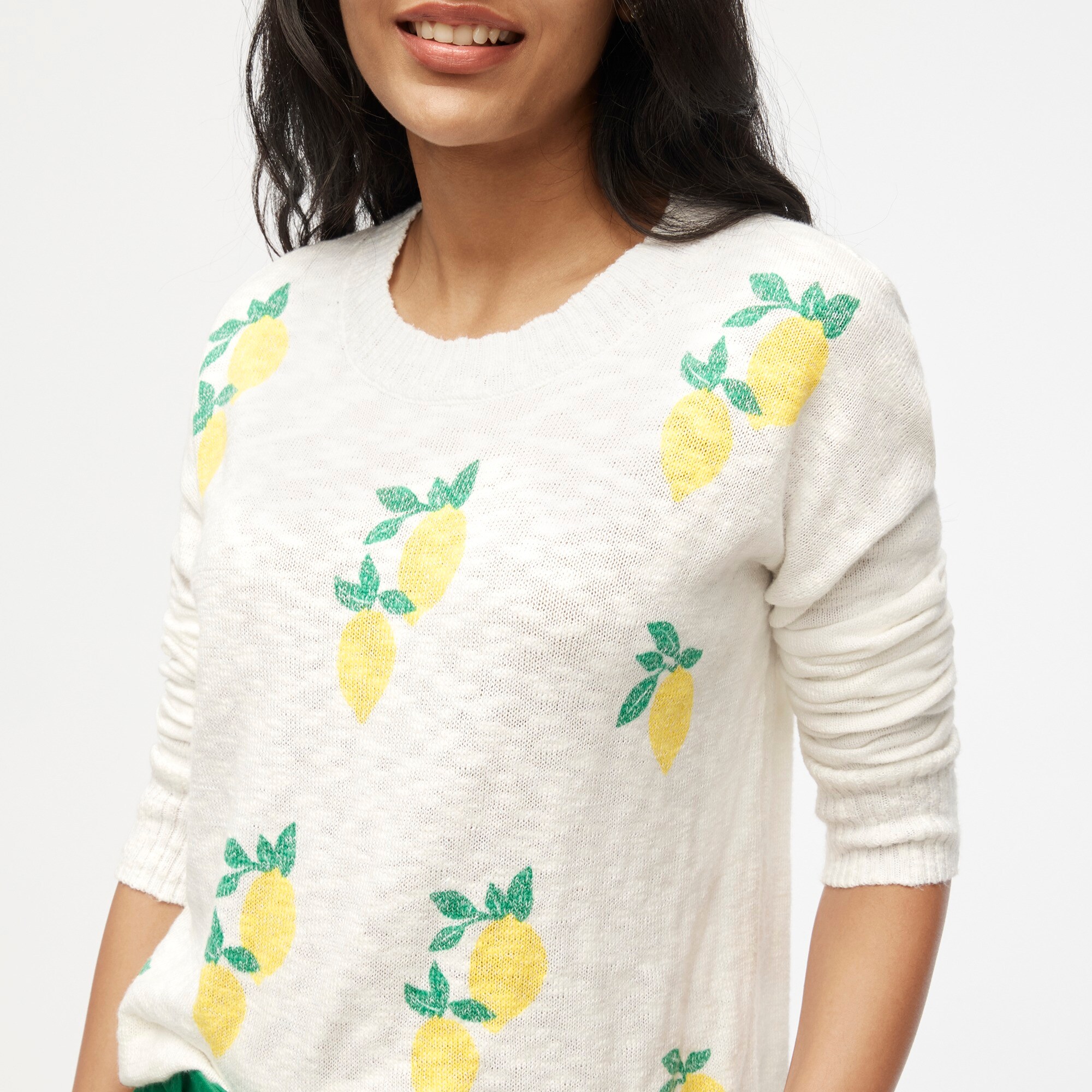 J crew lemon sweater hotsell