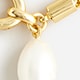 Rope chain freshwater pearl necklace BURNISHED GOLD j.crew: rope chain freshwater pearl necklace for women