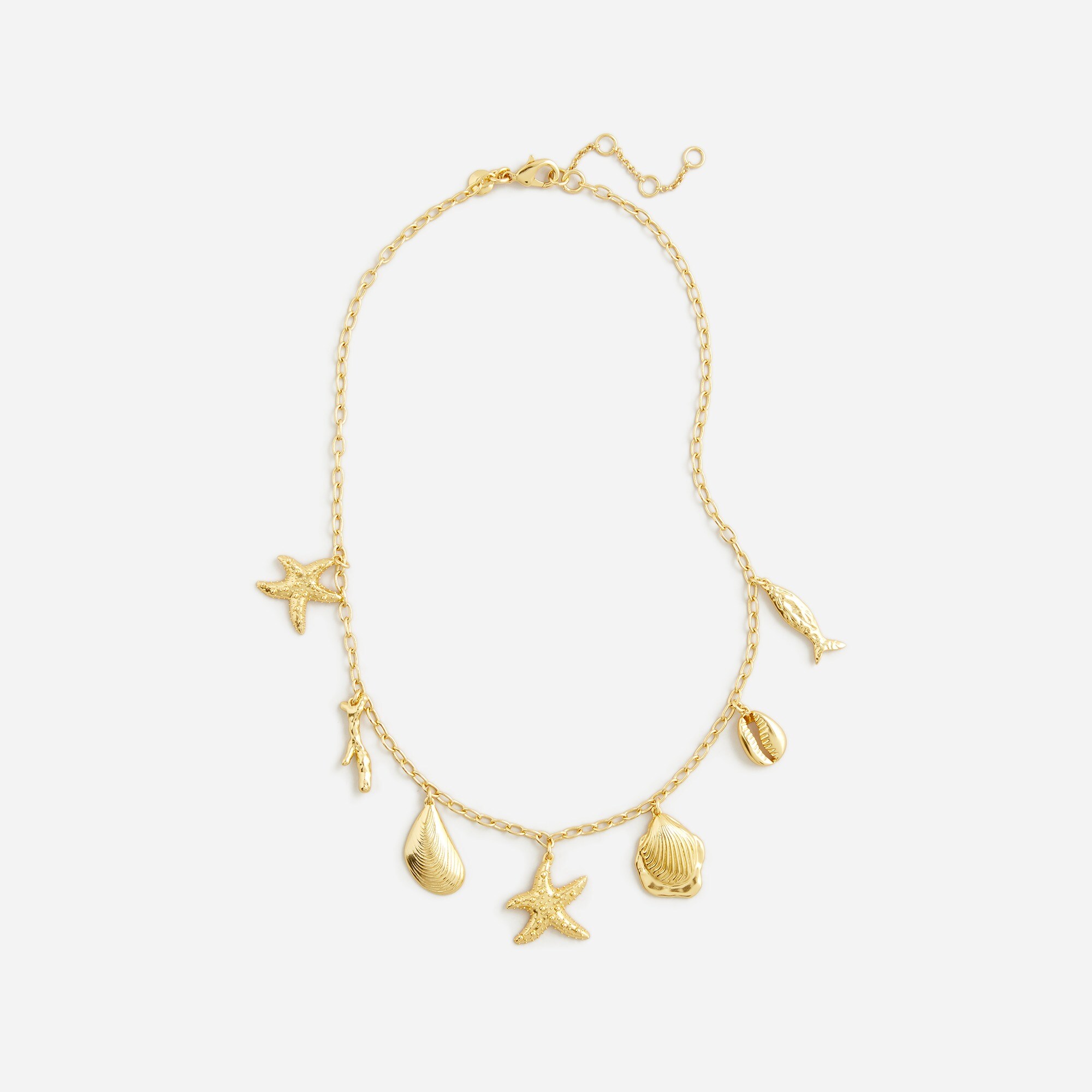 Underwater charm necklace