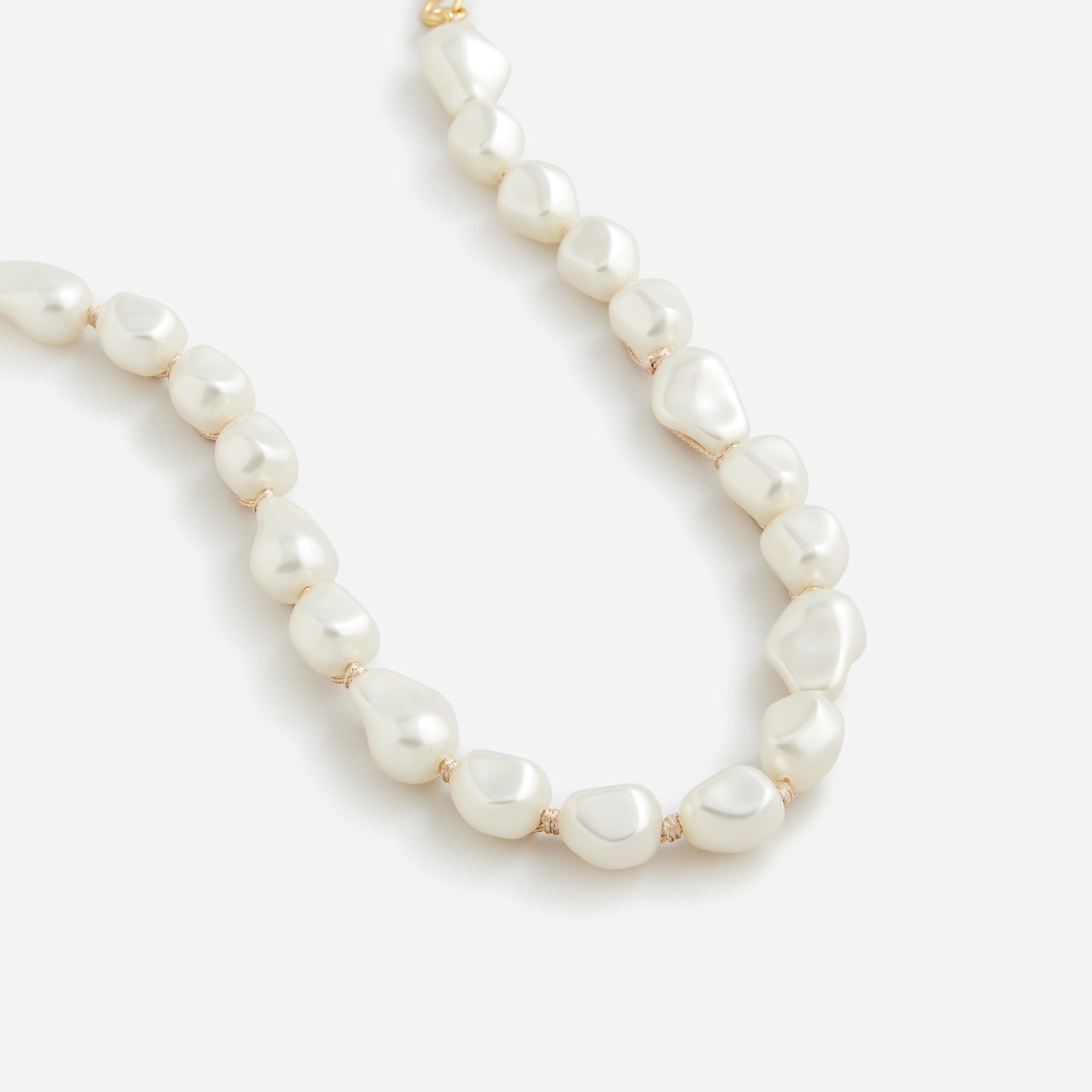 国内発送【J.Crew】Rope chain pearl ネックレス 関税込 org.jpg
