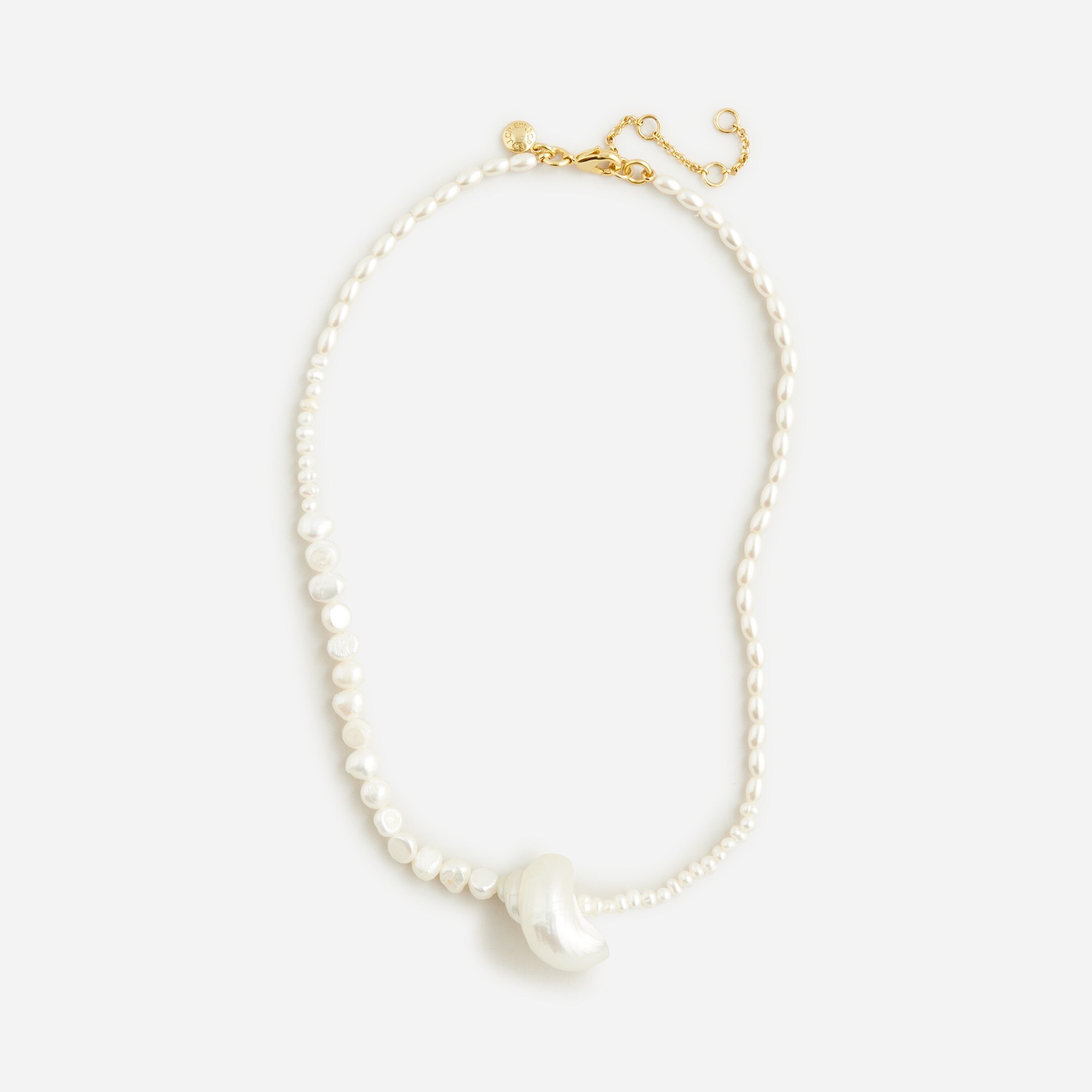 アクセサリー [ERNEST W. BAKER] SHELL PEARL NECKLACE Ernest W. Baker White Shell Pearl Necklace Ernest W. Baker