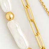 Layered pearl pendant necklace PEARL j.crew: layered pearl pendant necklace for women