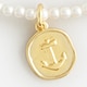 Pearl anchor-charm necklace PEARL j.crew: pearl anchor-charm necklace for women