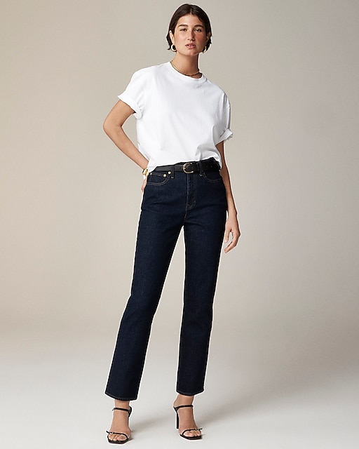 womens Classic straight jean in Rinse wash
